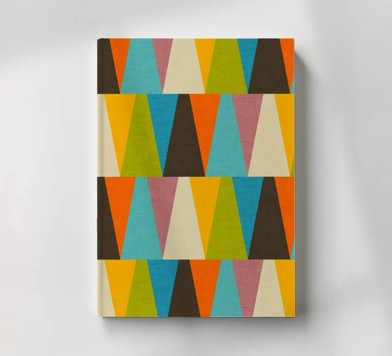 Rétro Color Block Triangle Color Happy carnet de notes de susanacosta