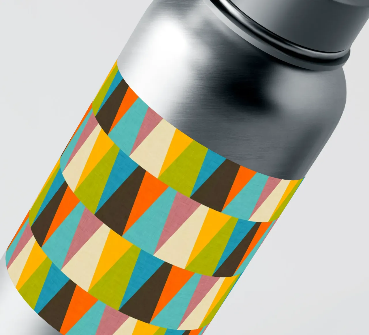 Rétro Color Block Triangle Color Happy autocollant de susanacosta