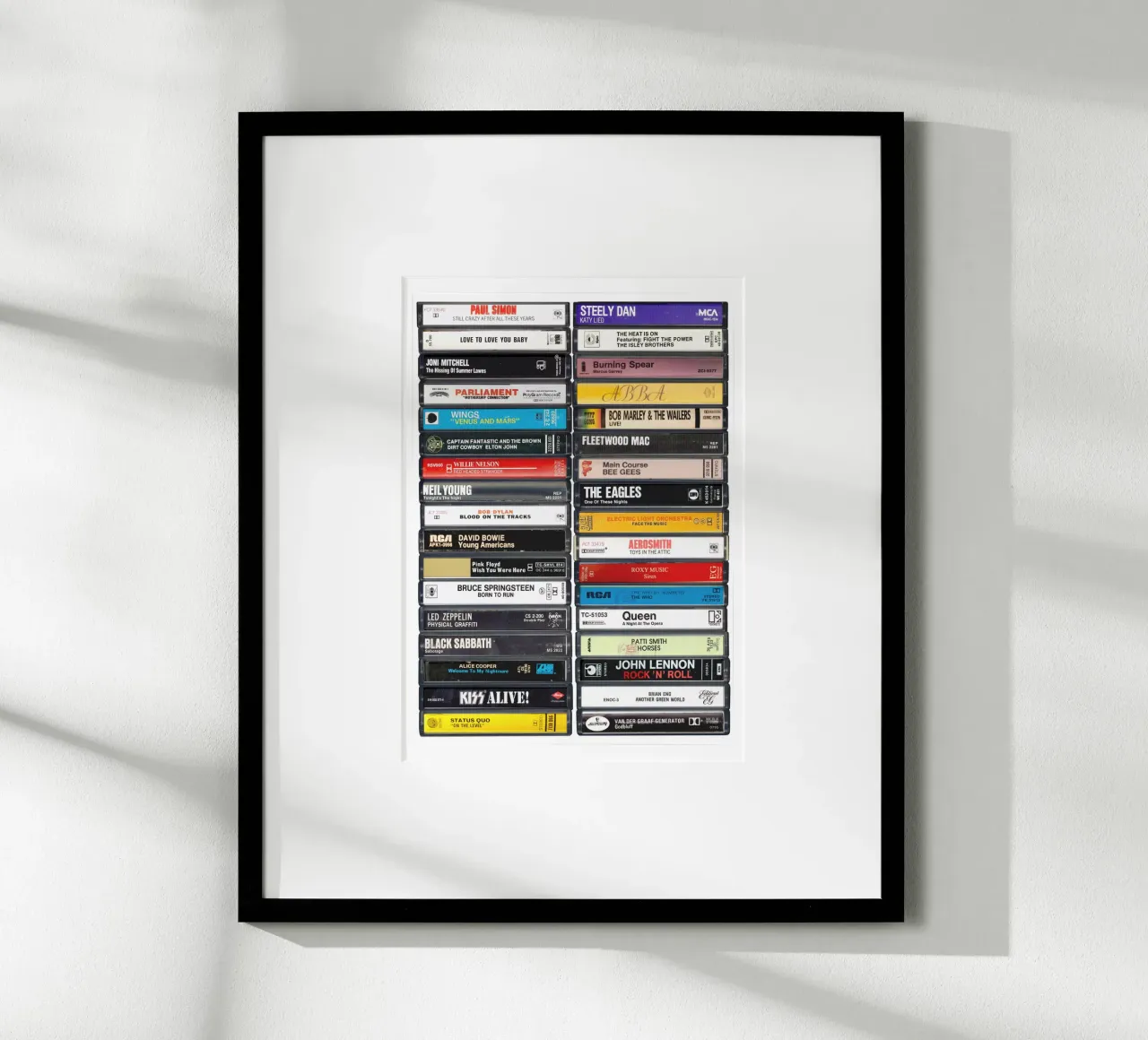 Musica del 1975 - Idea regalo per il 50° compleanno - Nato nel 1975 poster da MrMustardPrints