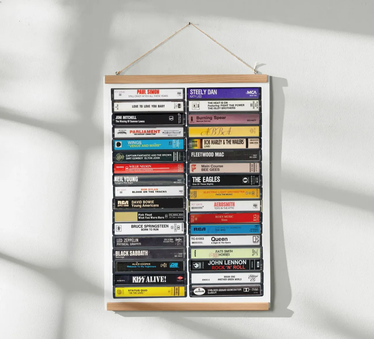 Musica del 1975 - Idea regalo per il 50° compleanno - Nato nel 1975 poster da MrMustardPrints
