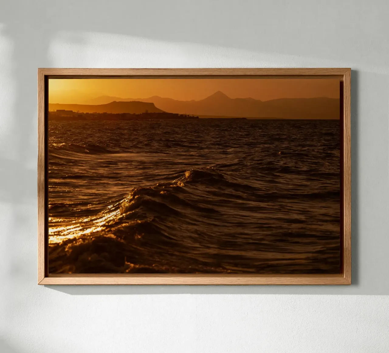 Memories from Crete #8 canvas with Floater frame by Tal Paz-Fridman