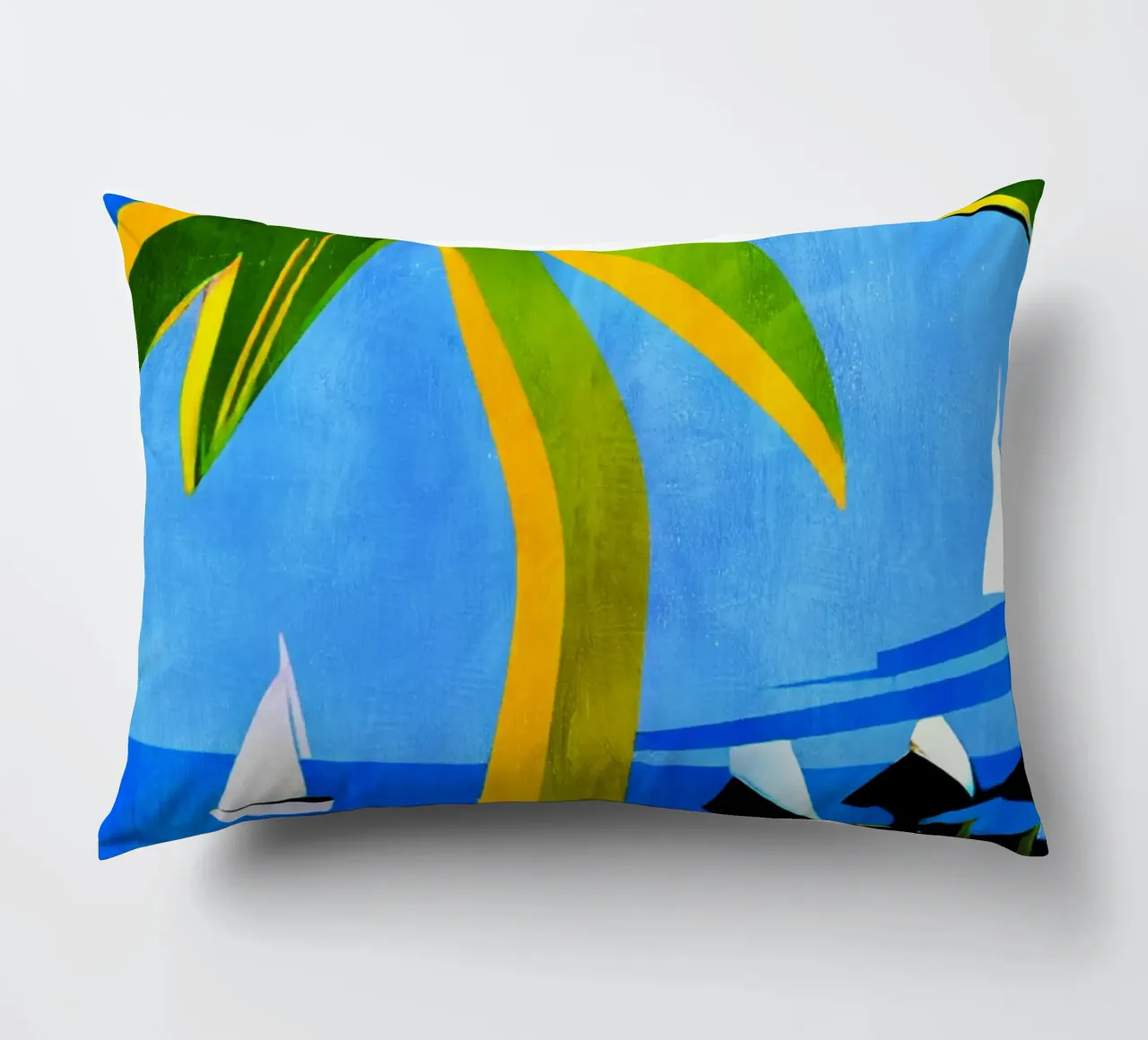 Summer In Capri decorative cushion by Bo Anderson