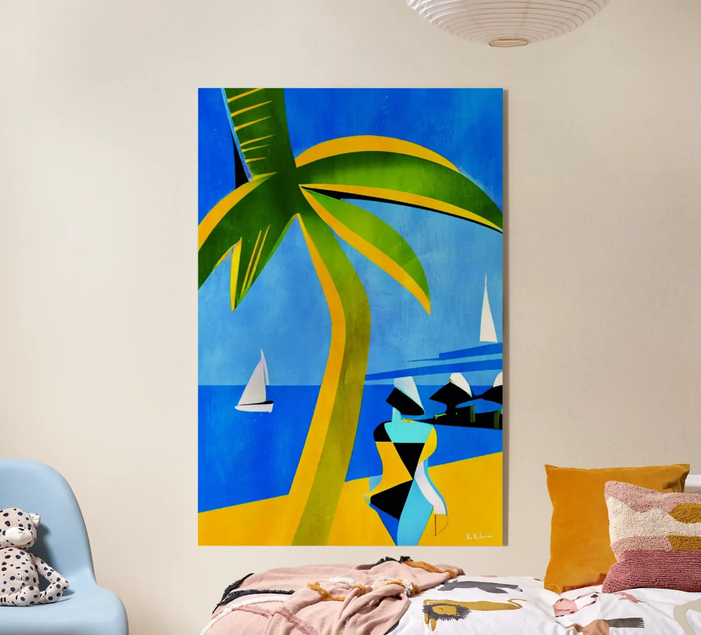 Summer In Capri plexiglass da Bo Anderson