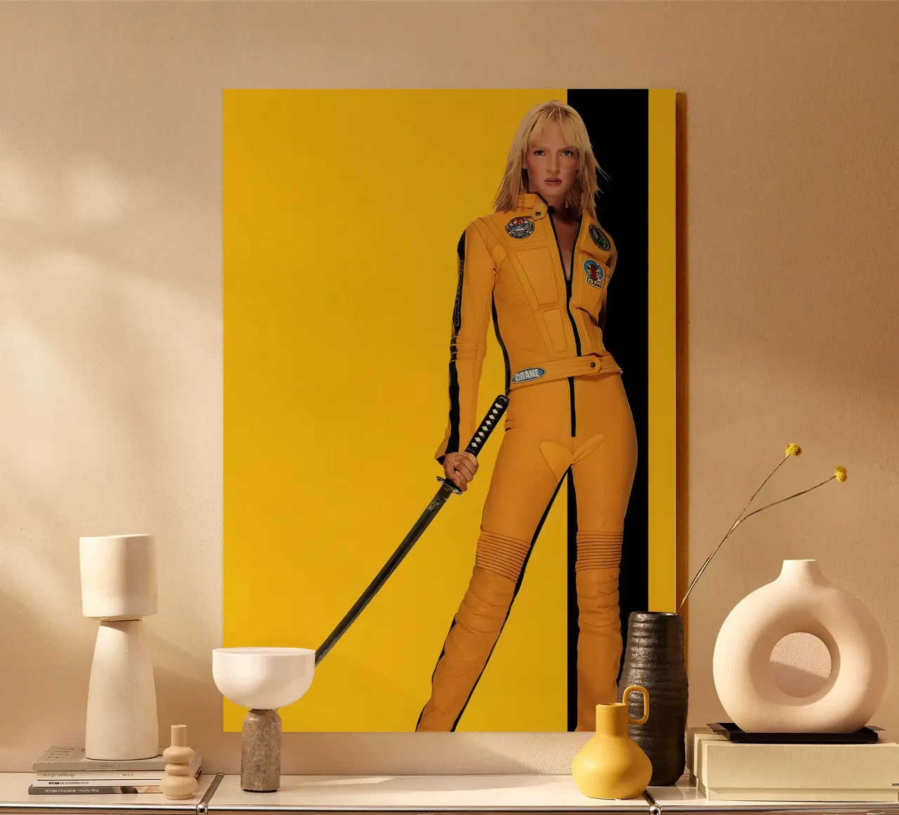 Kill Bill alluminio dibond da Low poly art