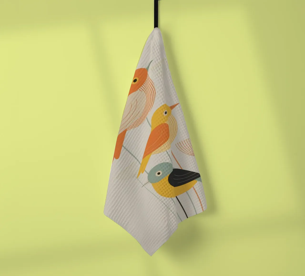Autumn Birds Retro Art Print canovaccio da cucina da 20 Farben
