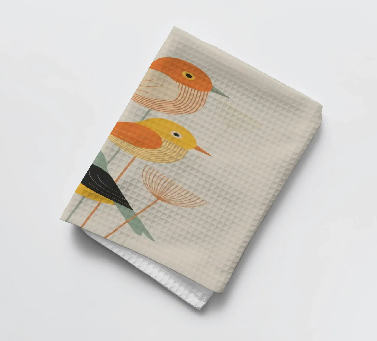 Autumn Birds Retro Art Print canovaccio da cucina da 20 Farben