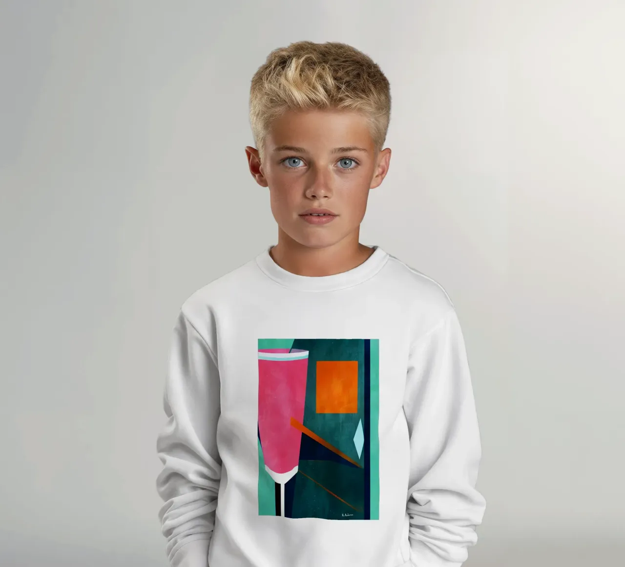 Mon Petite Crement Rosé Kinder Sweatshirt von Bo Anderson