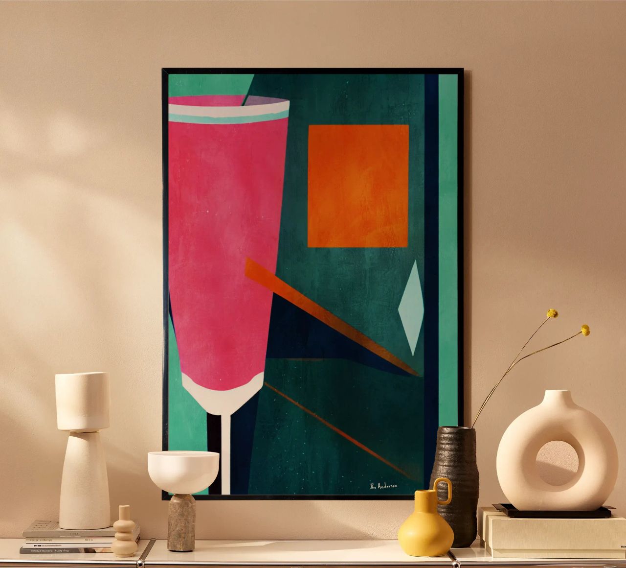Mon Petite Crement Rosé Poster von Bo Anderson