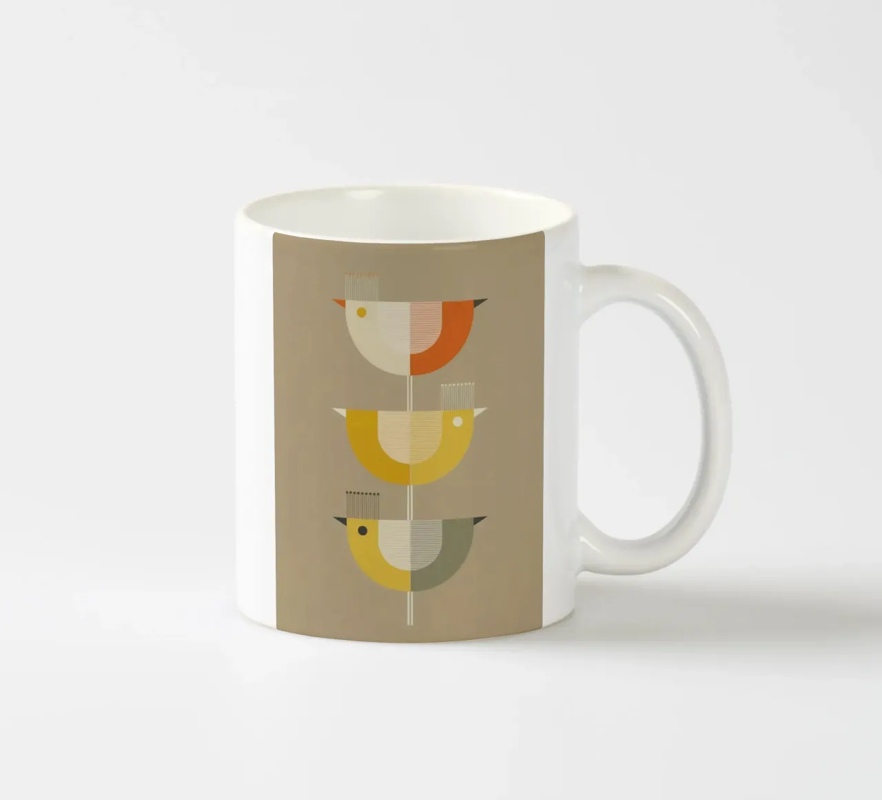 BIRD TRIO - Retro Style mug en céramique de 20 Farben