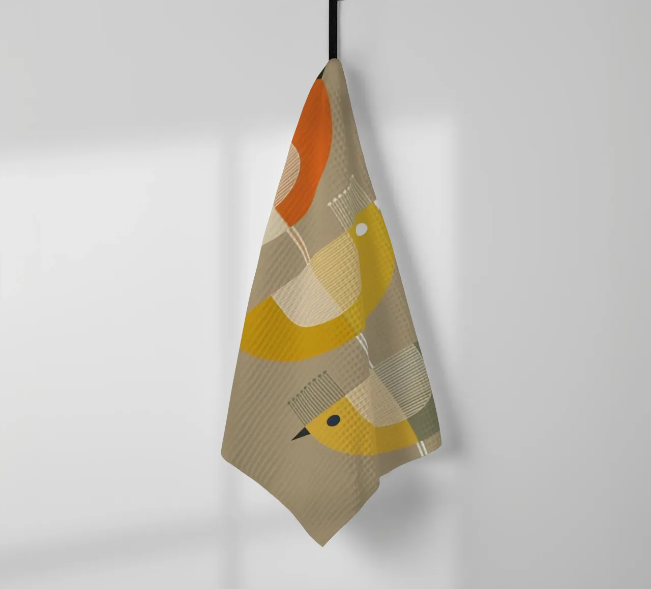 BIRD TRIO - Retro Style canovaccio da cucina da 20 Farben