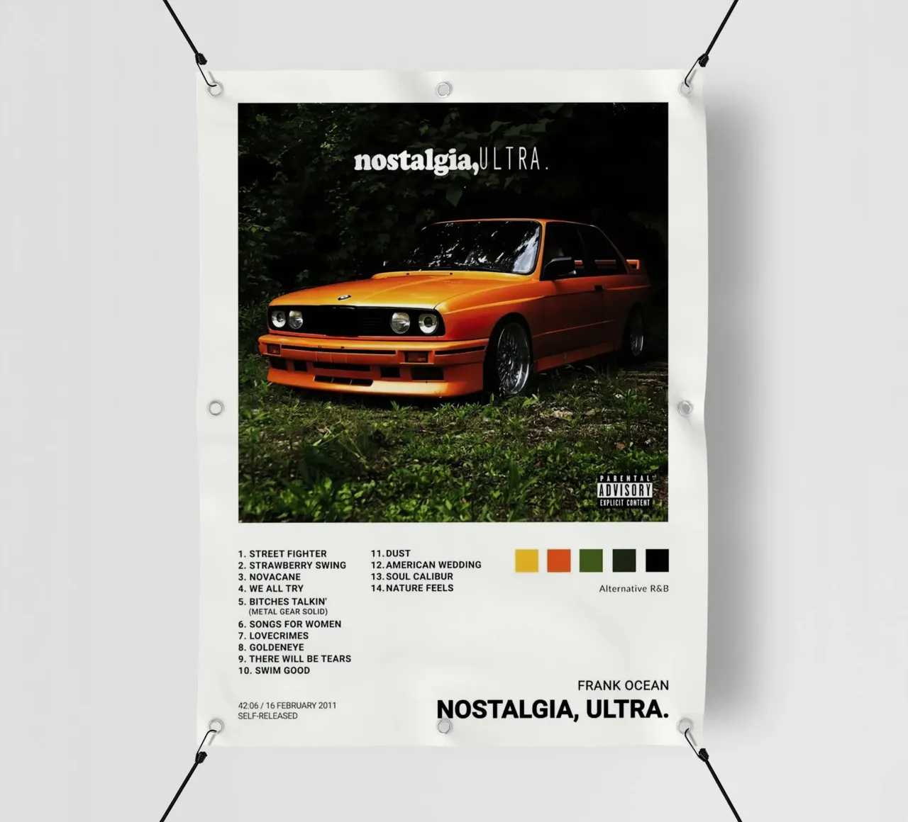 Frank Ocean Nostalgia Ultra telo in pvc da Roronoa7