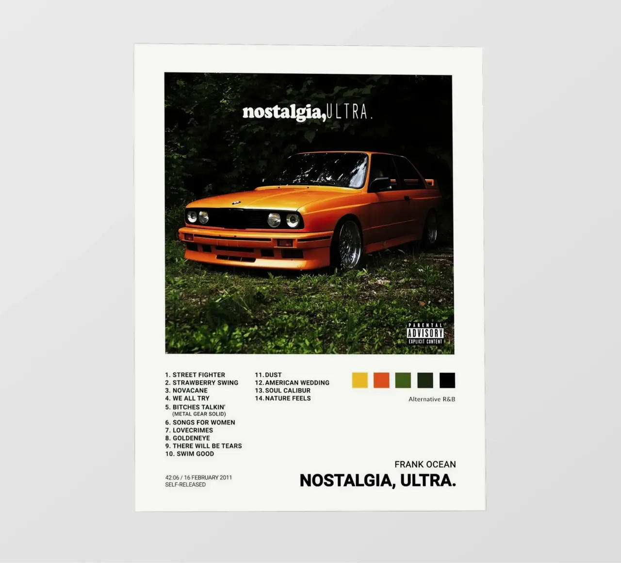 Frank Ocean Nostalgia Ultra telo in pvc da Roronoa7