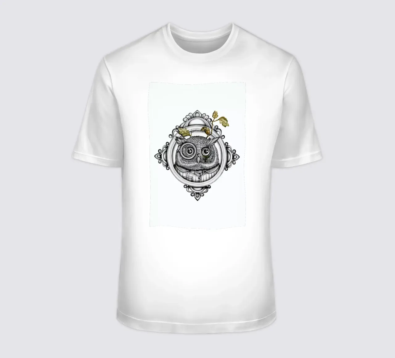 Owl t-shirt by Maria Vdovichenko