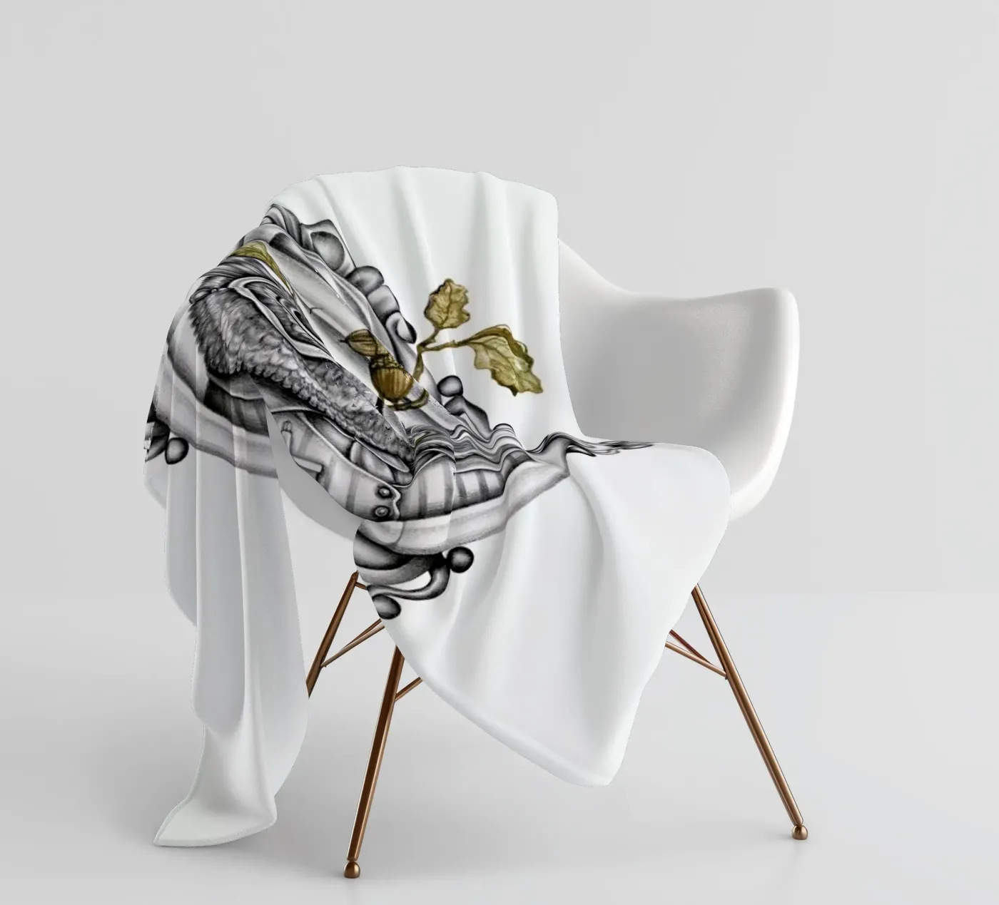 Owl fleecedeken van Maria Vdovichenko