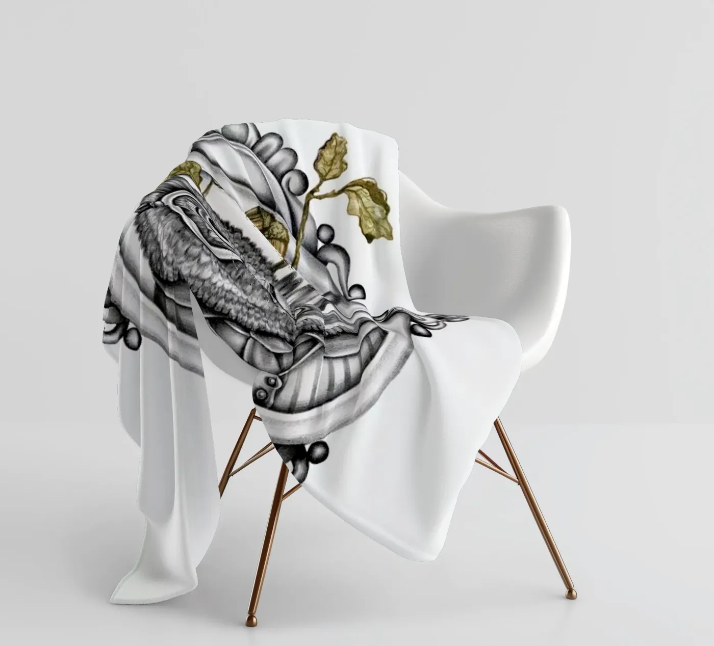 Owl Fleecedecke von Maria Vdovichenko
