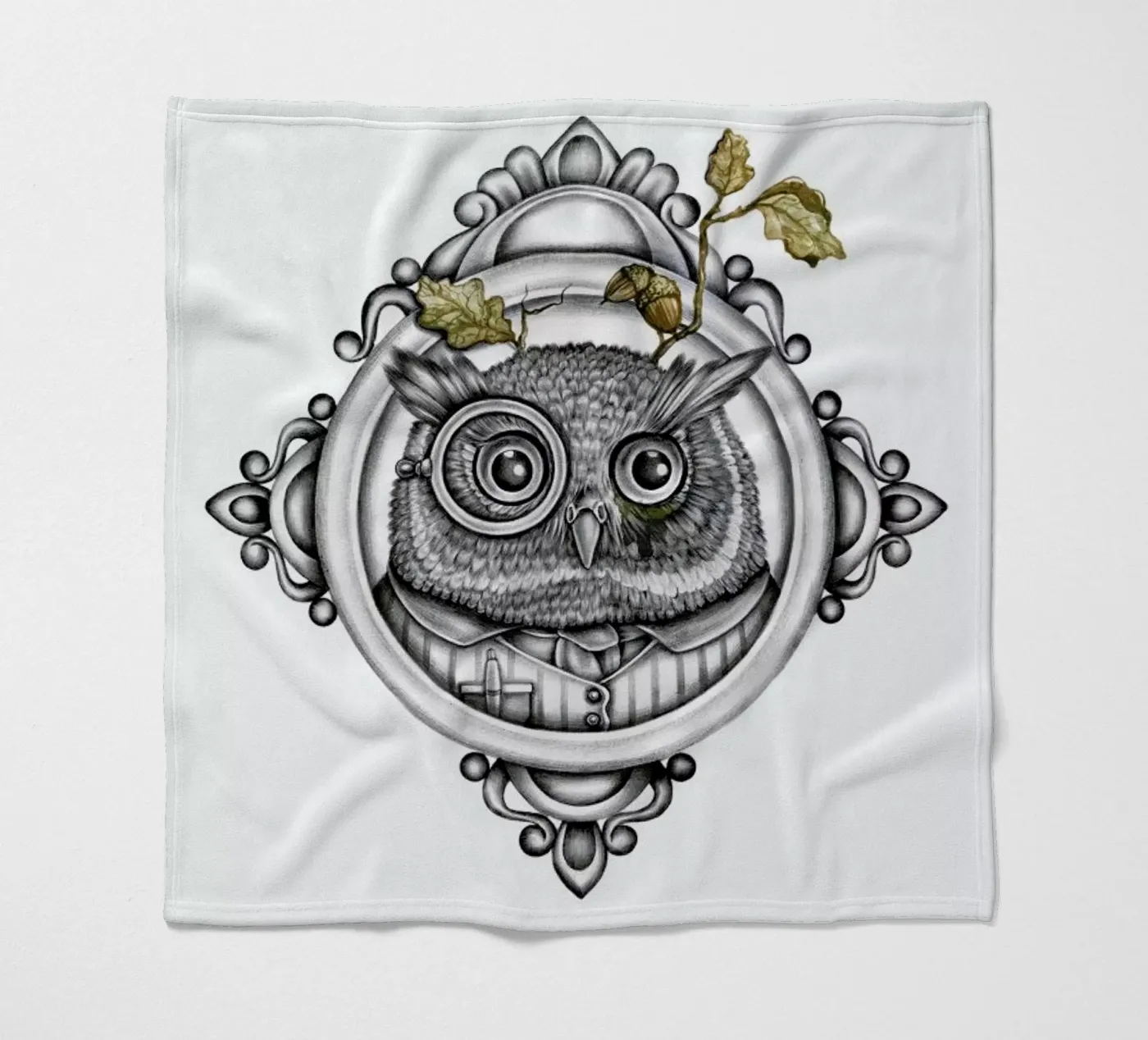 Owl Fleecedecke von Maria Vdovichenko