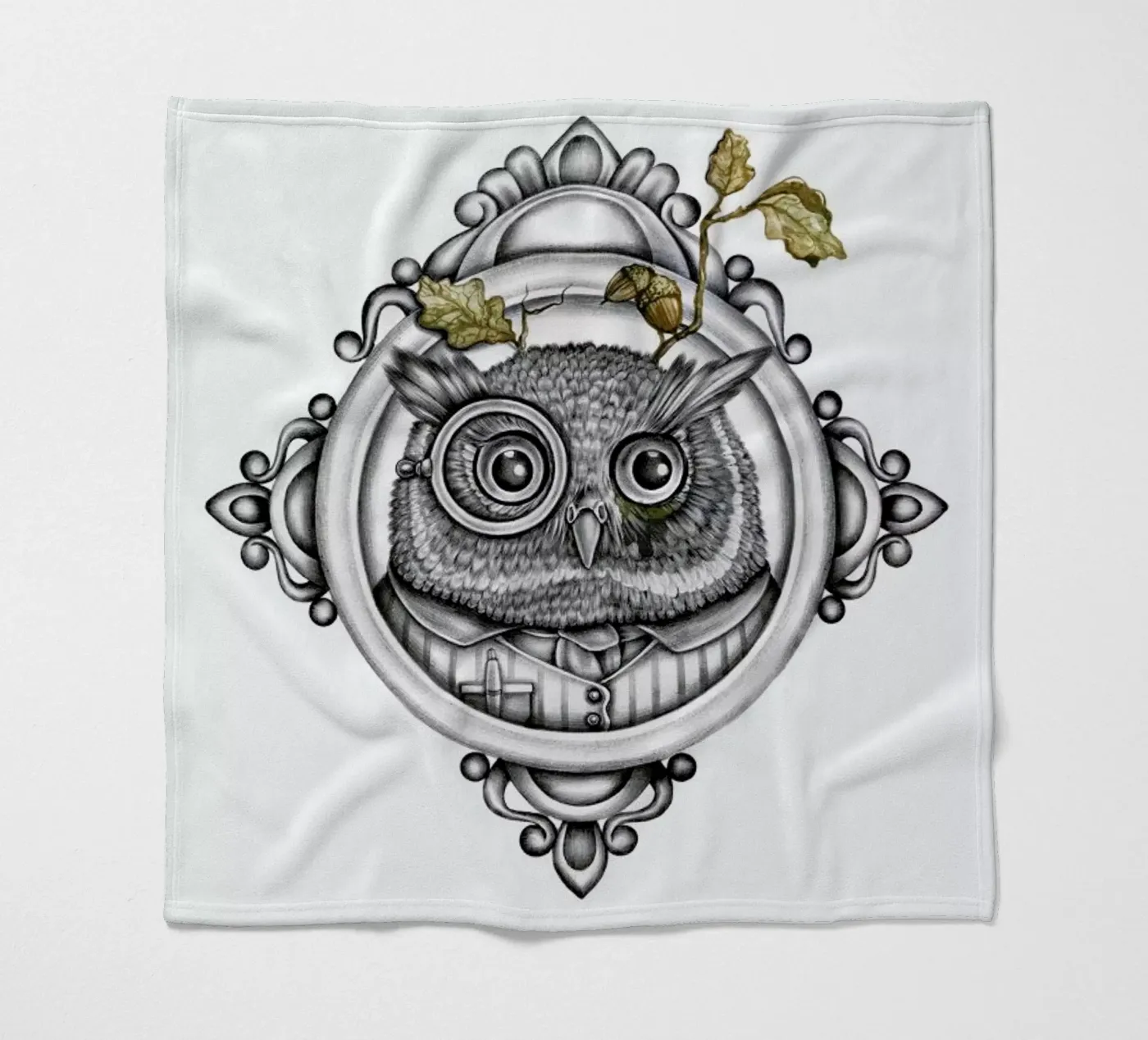 Owl fleecedeken van Maria Vdovichenko