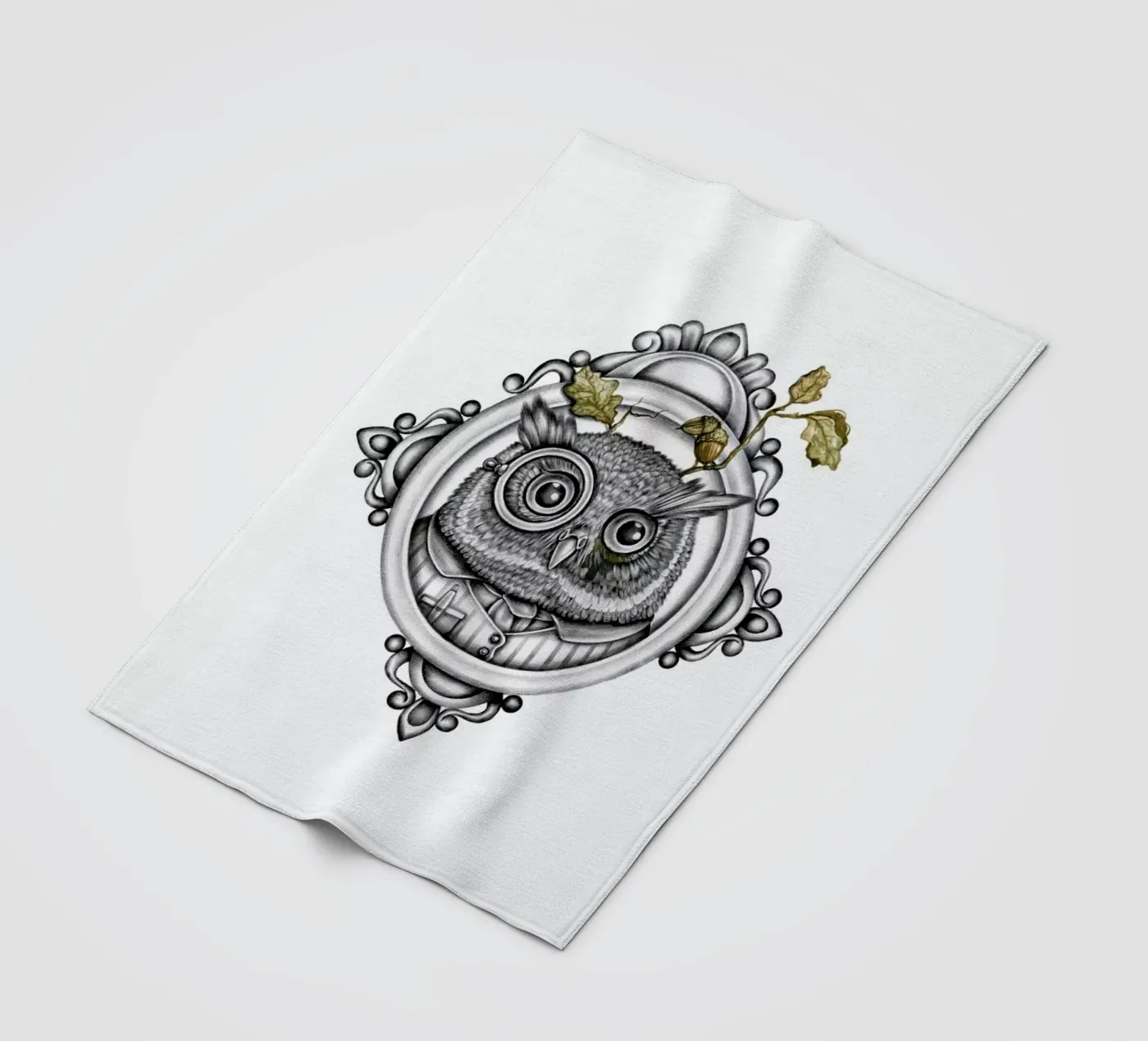 Owl fleecedeken van Maria Vdovichenko