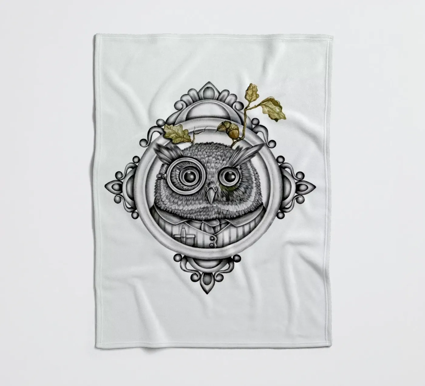 Owl fleecedeken van Maria Vdovichenko