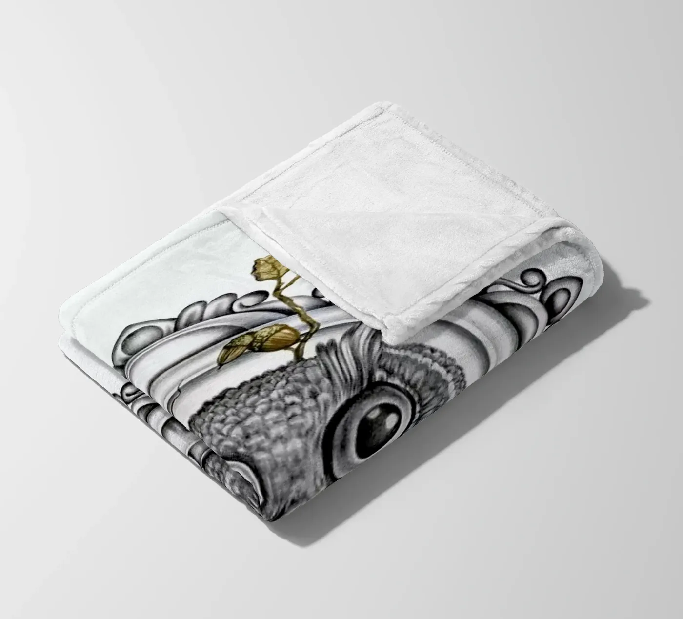 Owl fleecedeken van Maria Vdovichenko