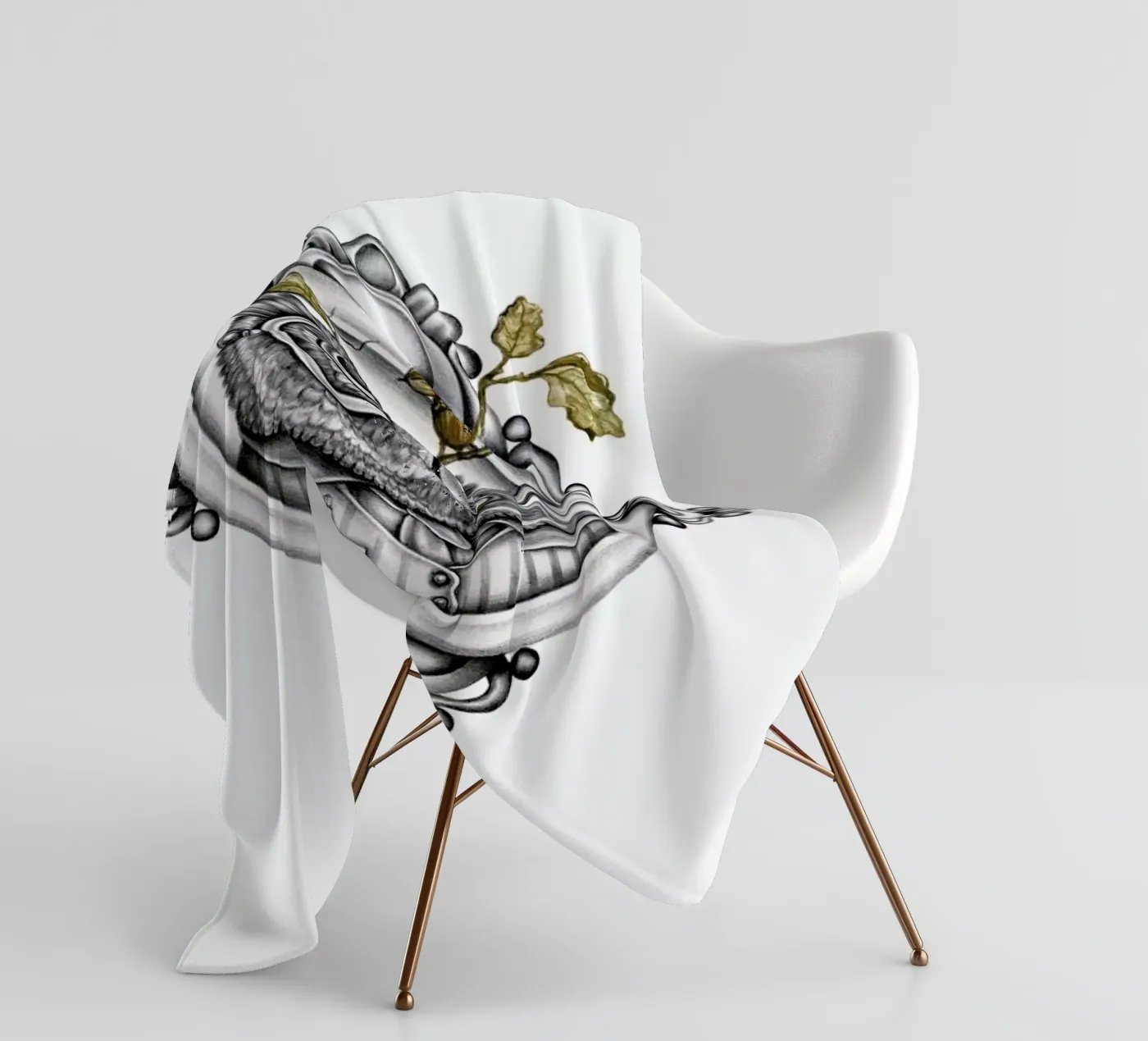 Owl fleecedeken van Maria Vdovichenko