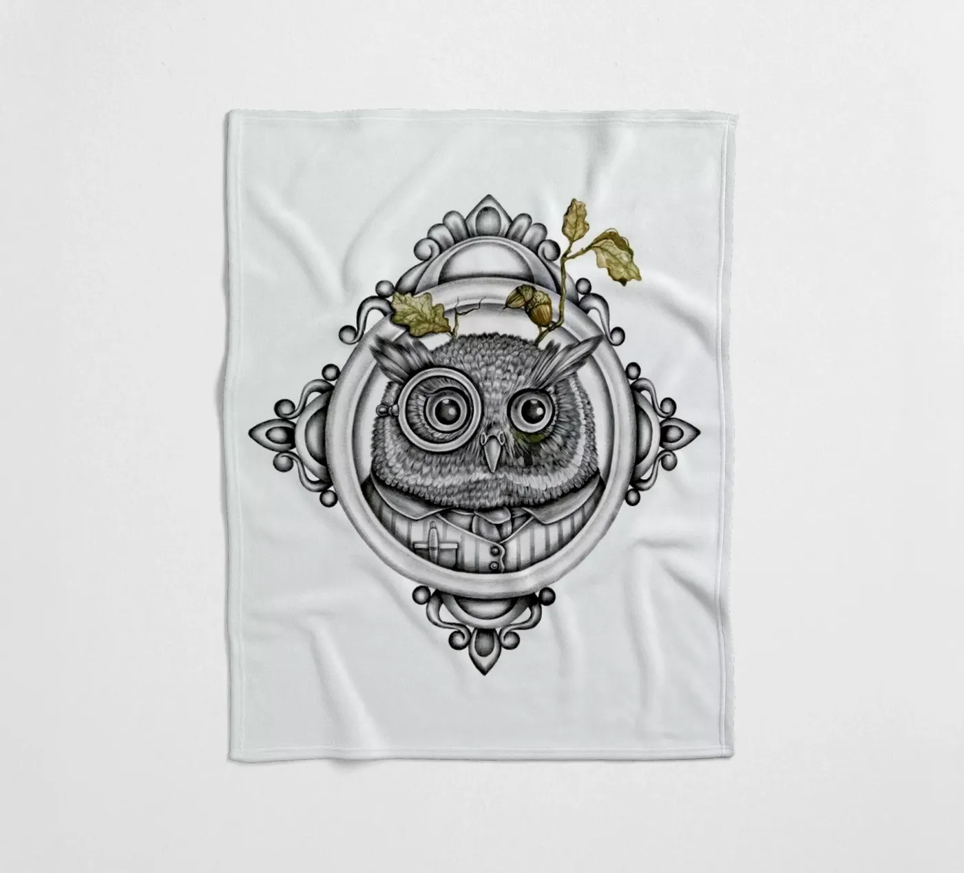 Owl Fleecedecke von Maria Vdovichenko