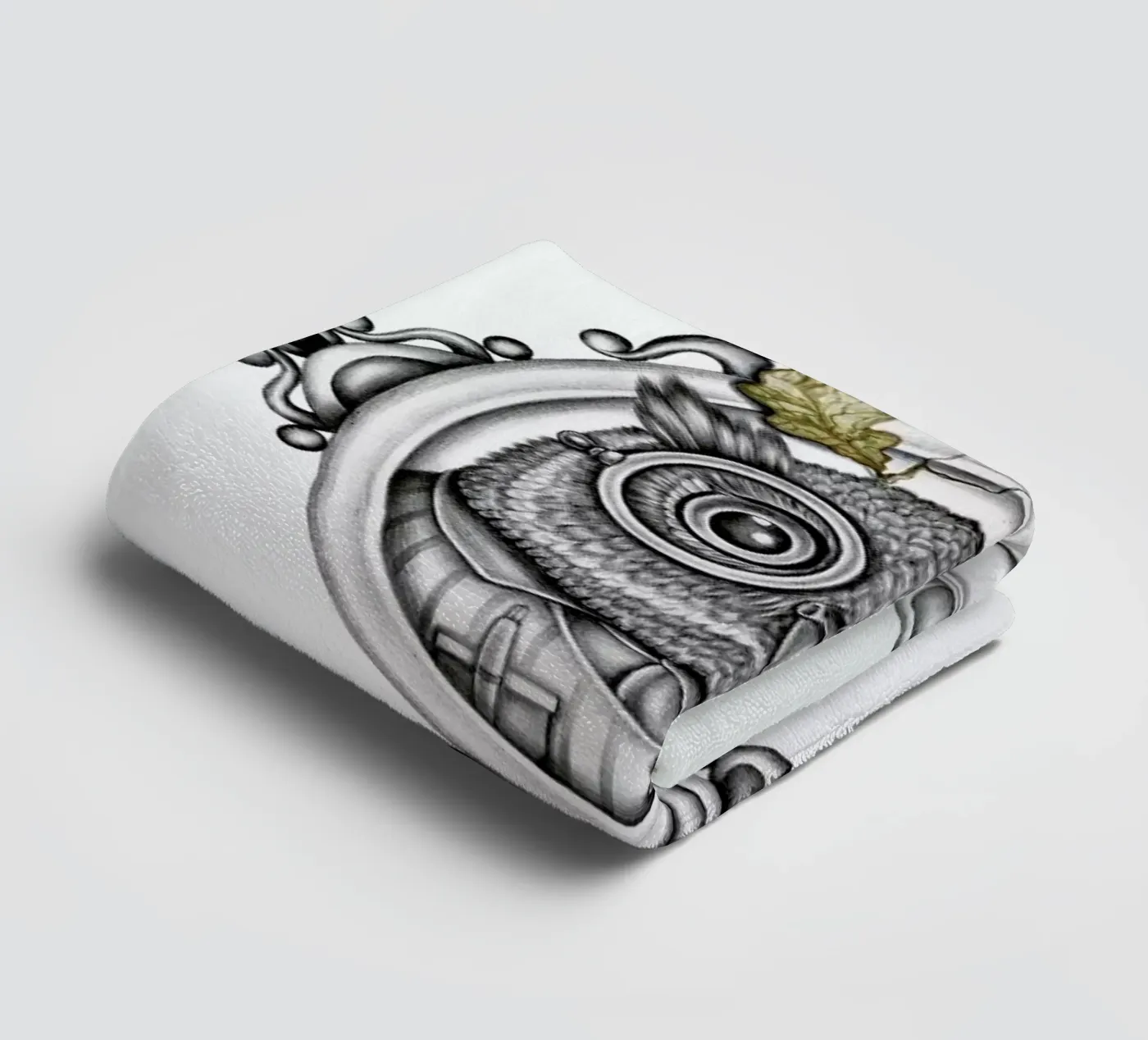 Owl badhanddoek van Maria Vdovichenko