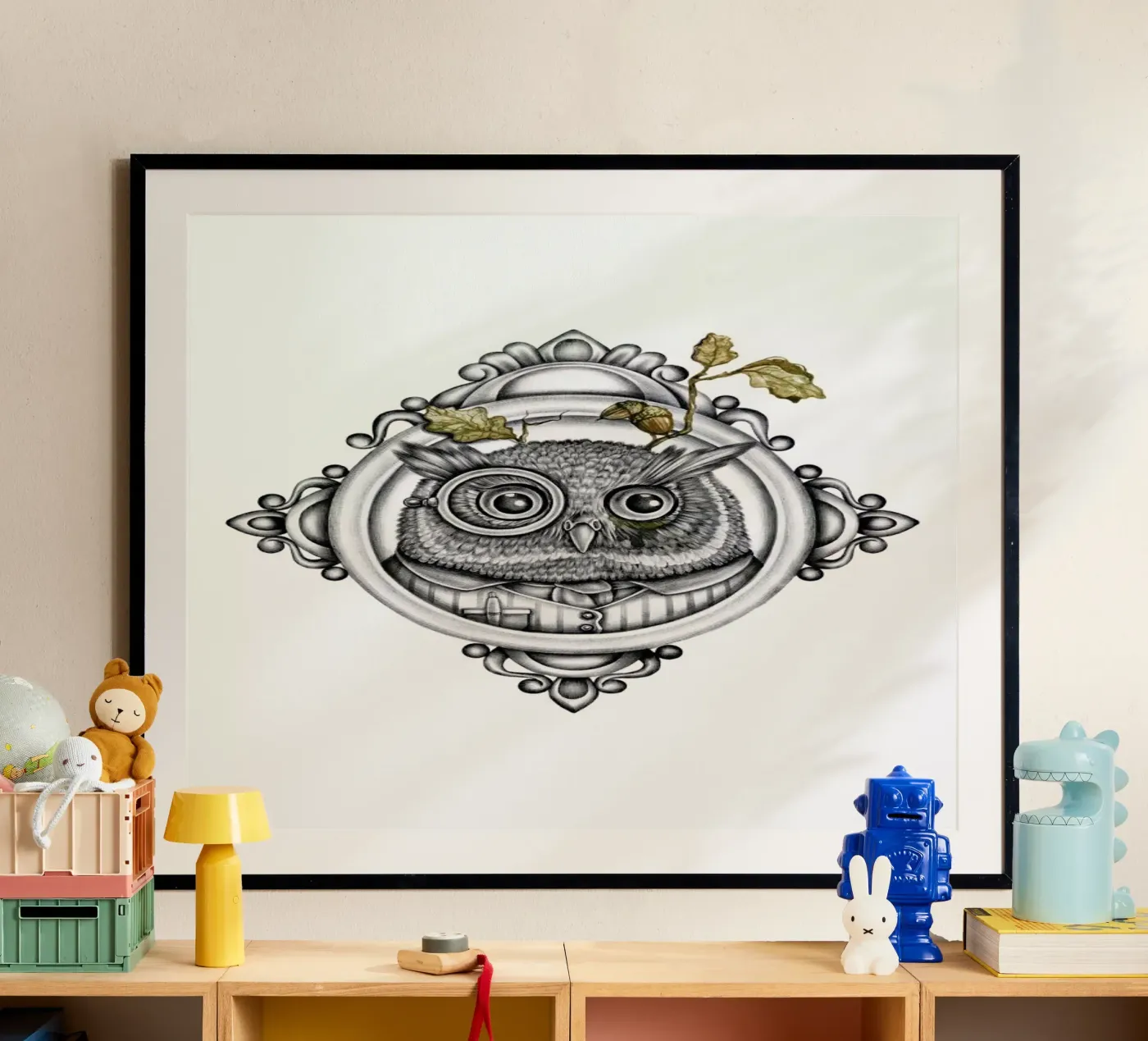 Owl poster da Maria Vdovichenko