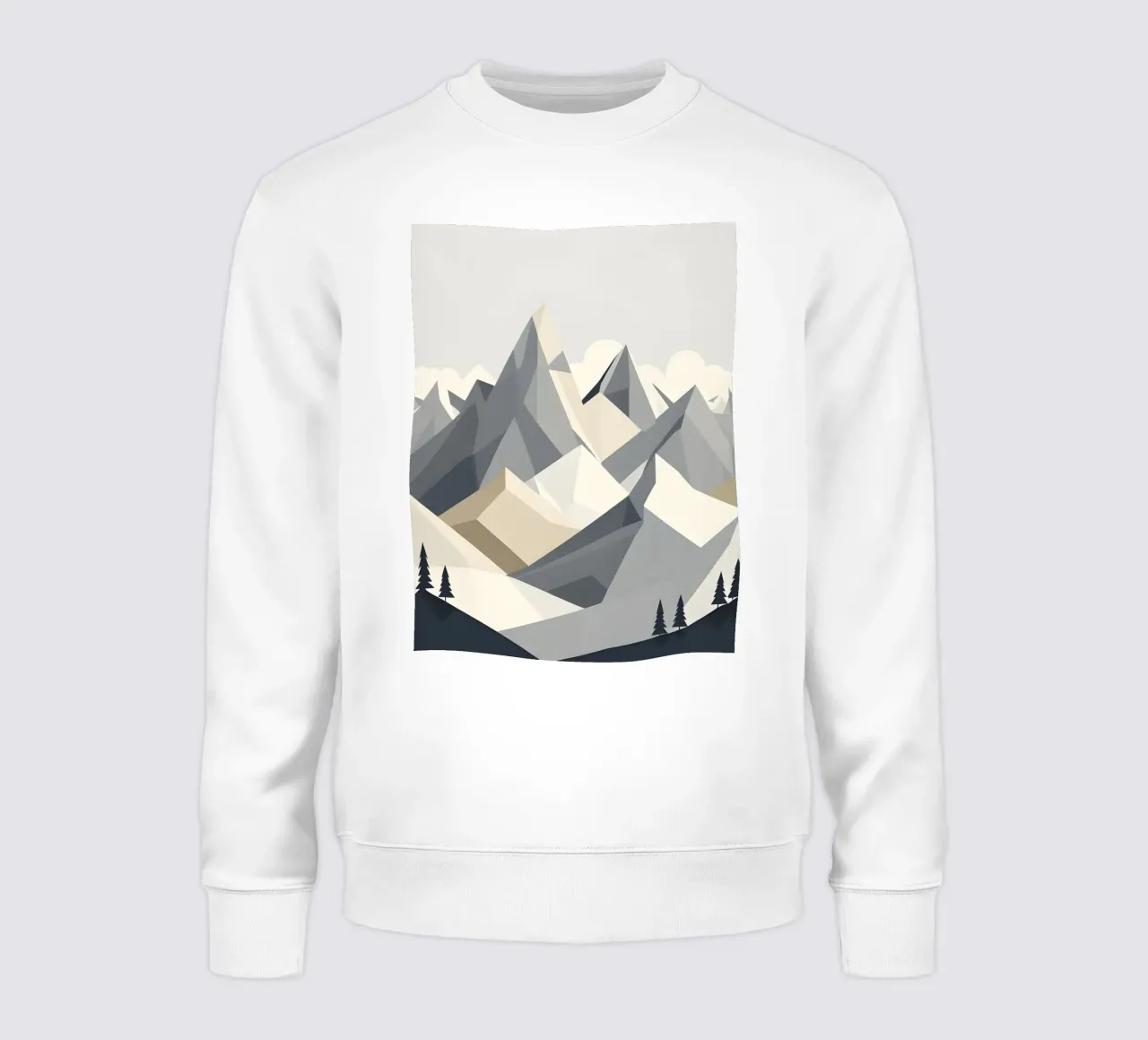 Montagne geometriche astratte felpa da LIFESTYLE OBJECTS