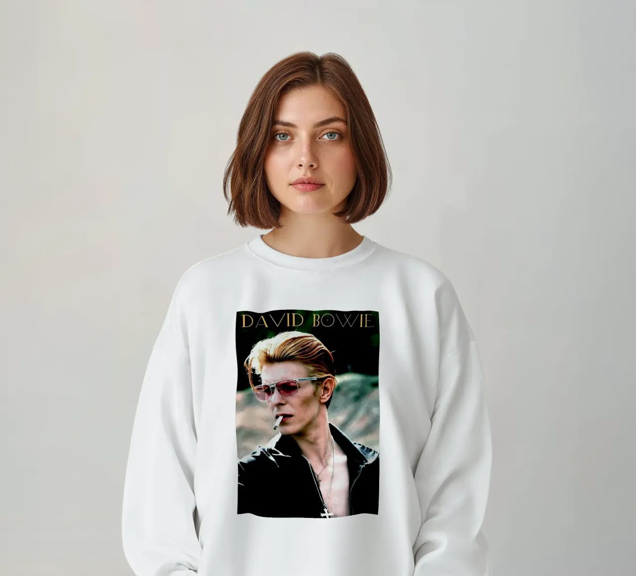Cool David Bowie felpa da dooley