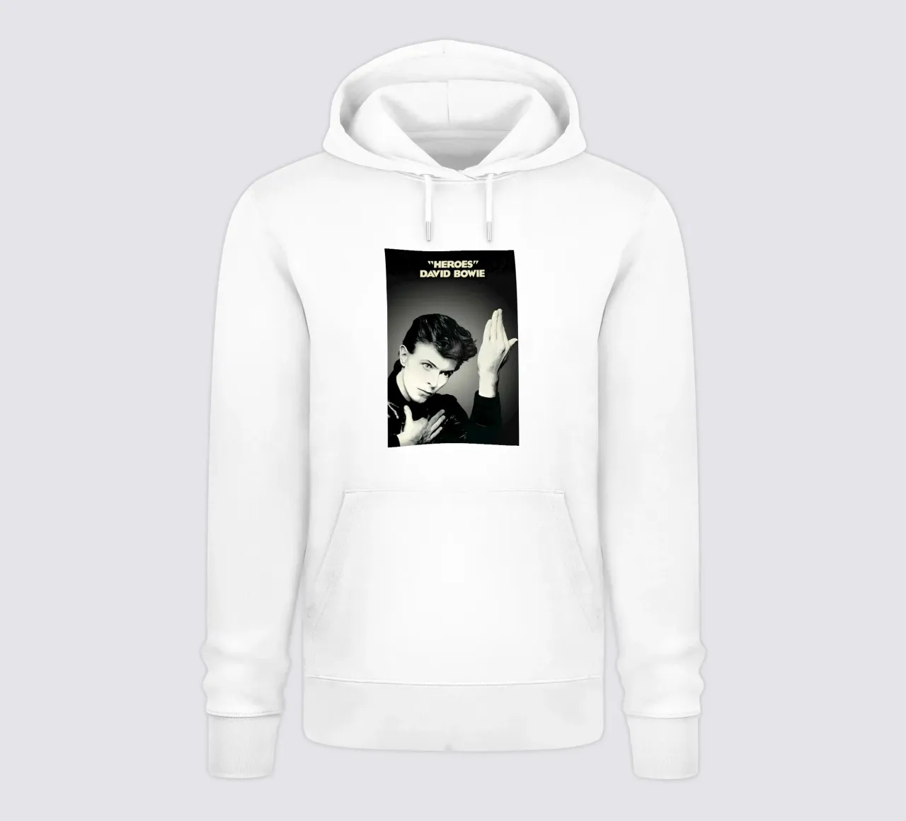 Retro david bowie felpa con cappuccio da dooley