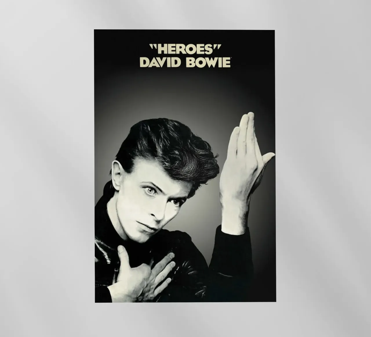 Retro david bowie pellicola backlit da dooley