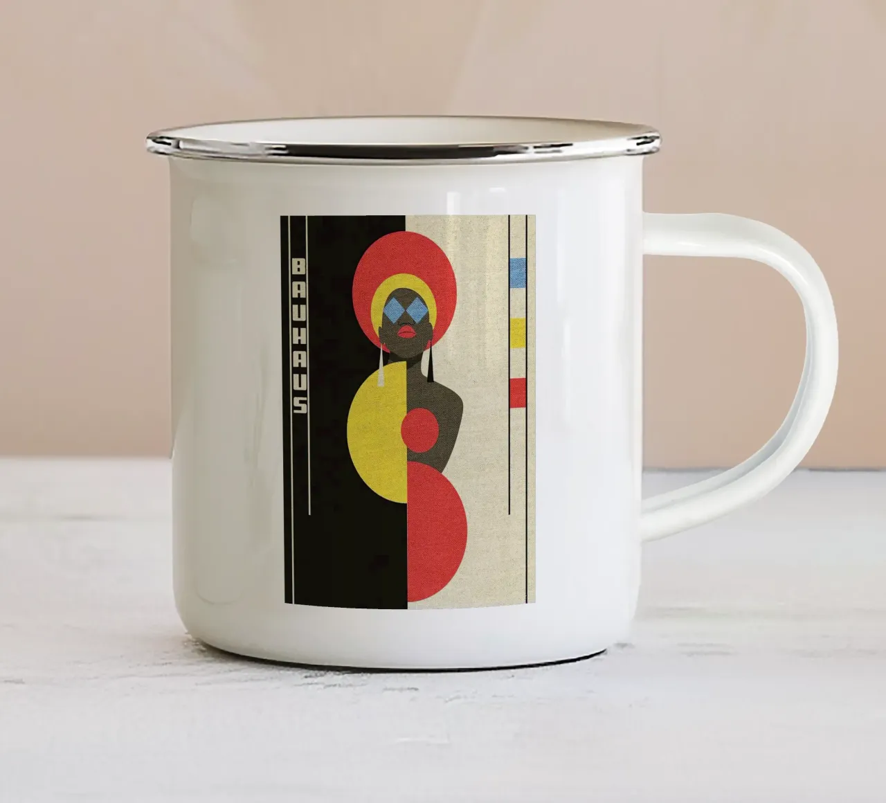 Bauhaus 1919 tazza in smalto da Simeon
