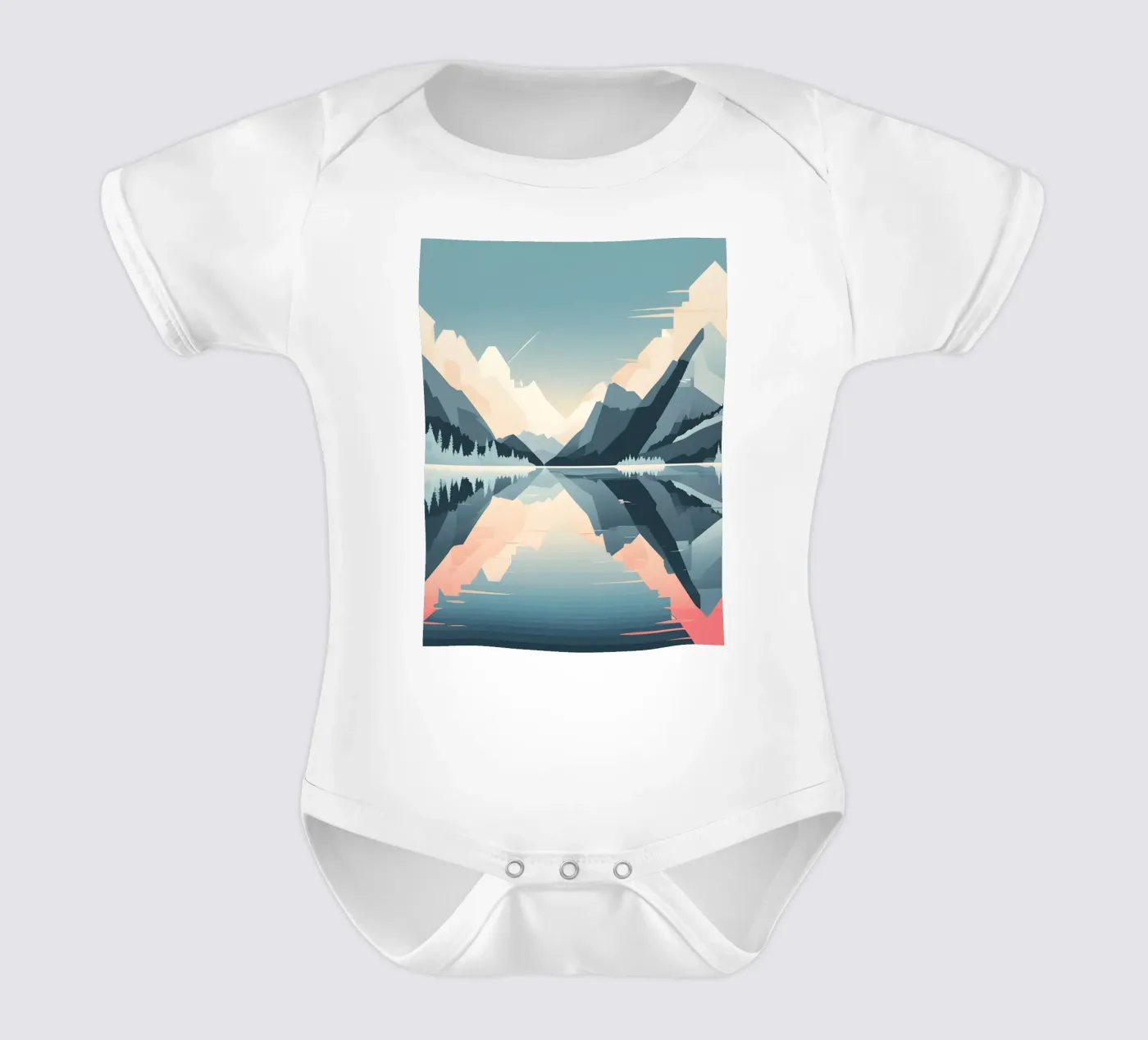 Réflexion sur la montagne body bébé de LIFESTYLE OBJECTS