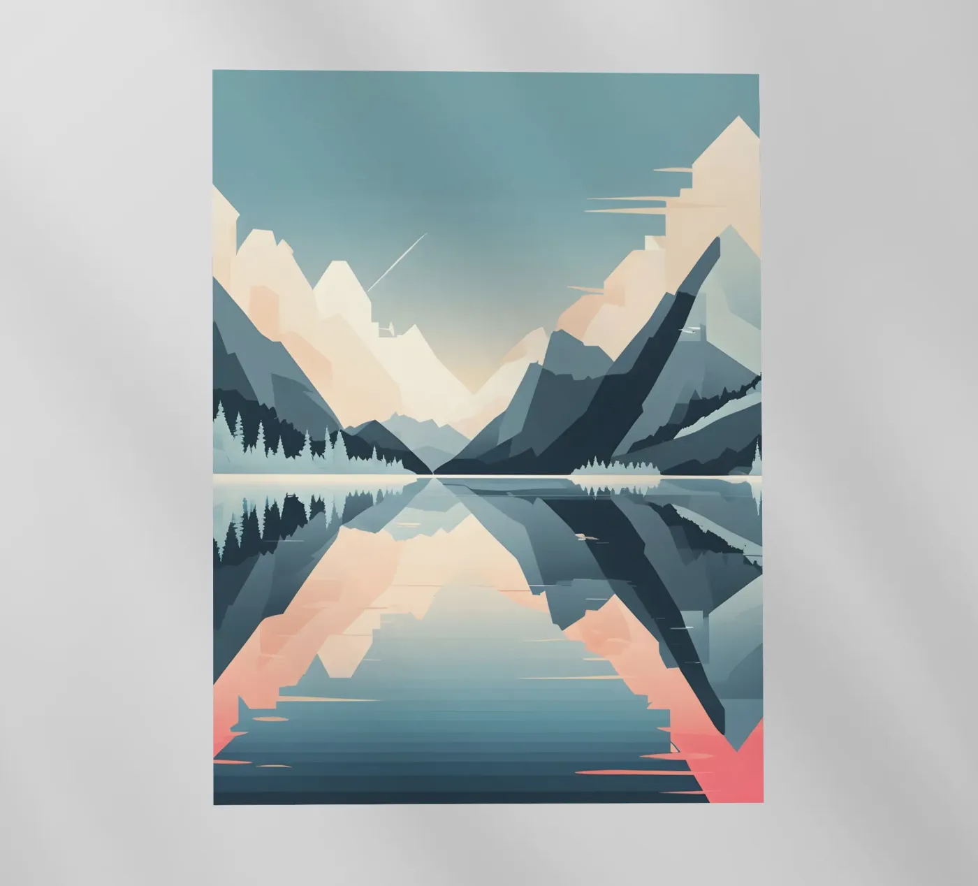 Riflessione sulle montagne pellicola backlit da LIFESTYLE OBJECTS