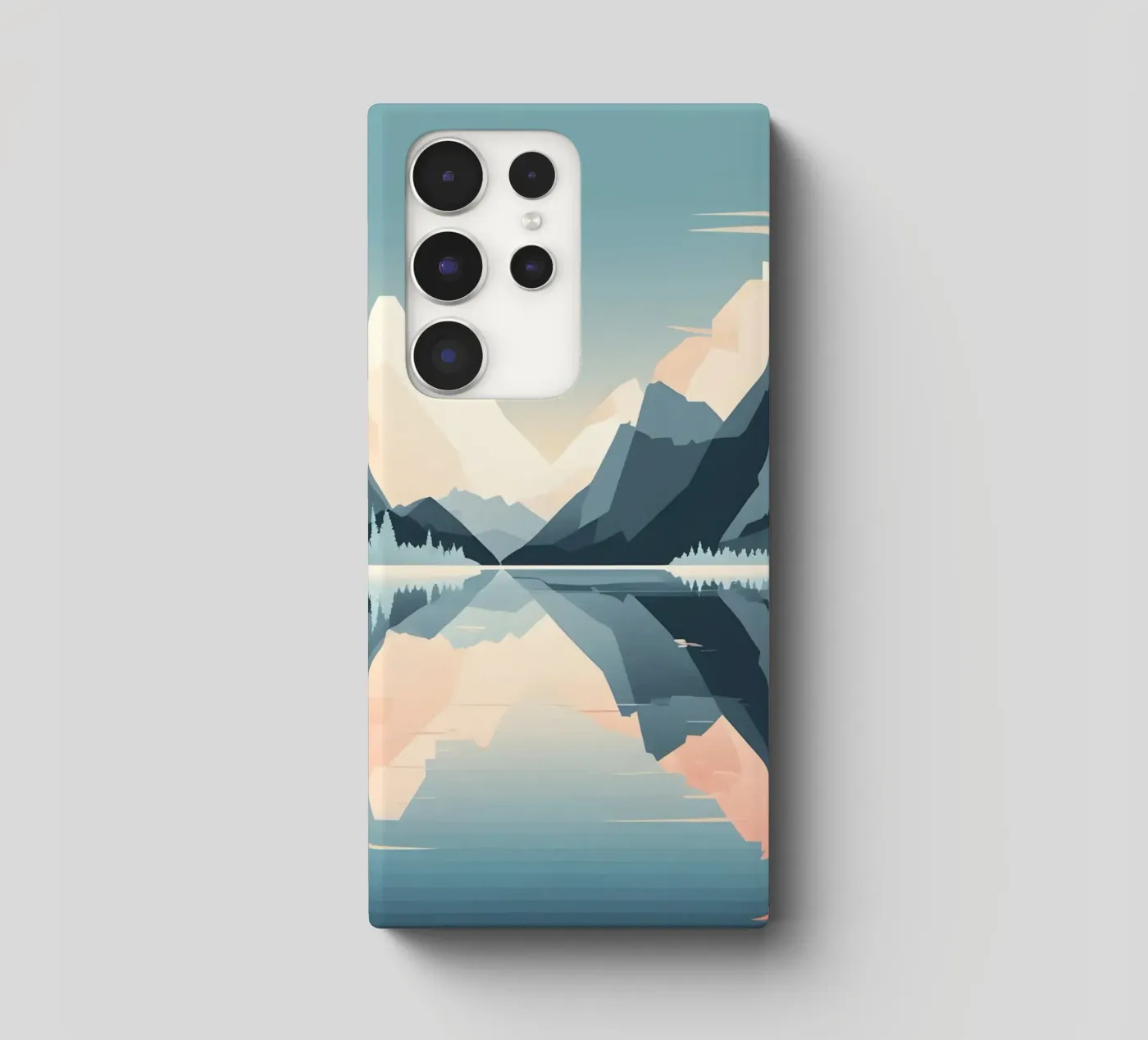 Riflessione sulle montagne cover samsung da LIFESTYLE OBJECTS