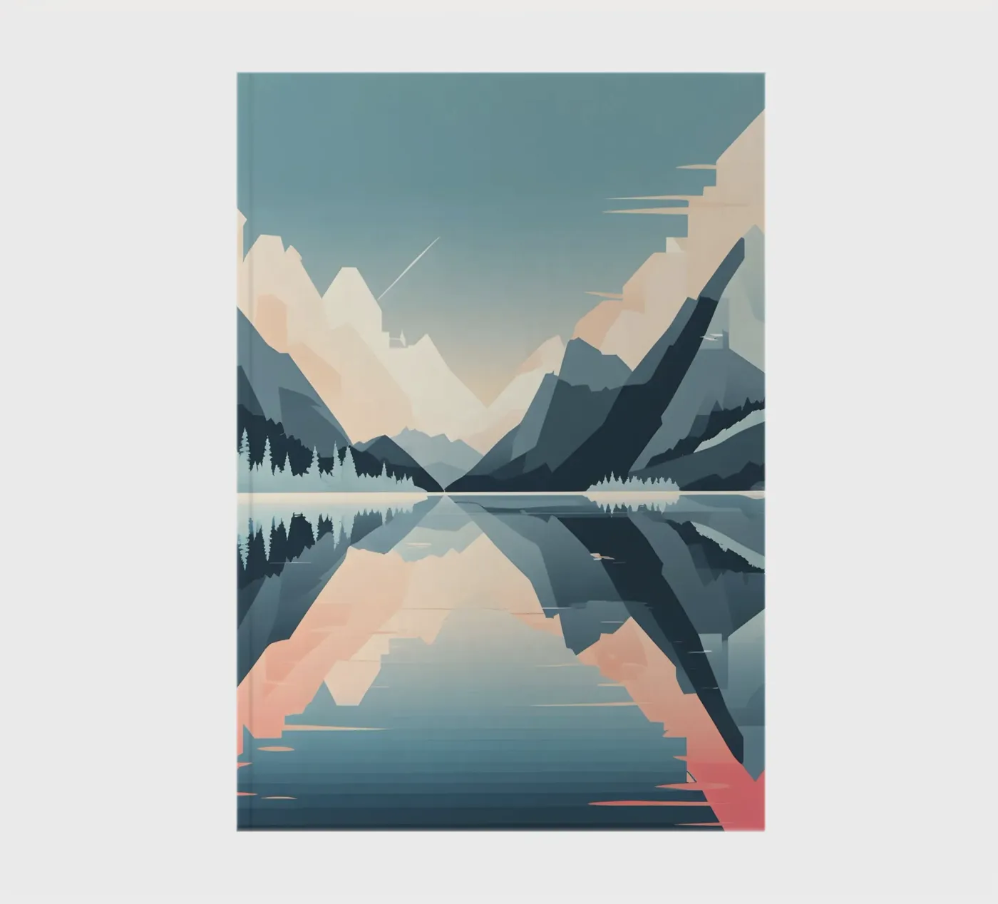 Mountain reflection notebook by LIFESTYLE OBJECTS