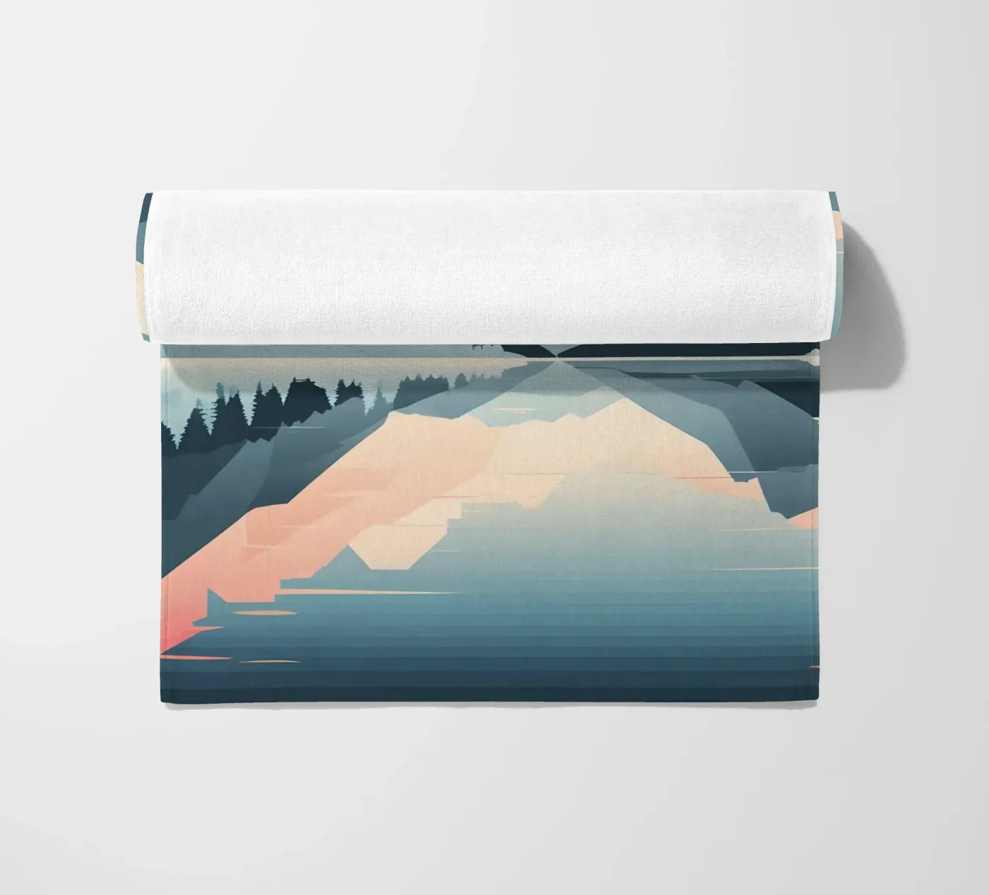 Riflessione sulle montagne telo mare da LIFESTYLE OBJECTS