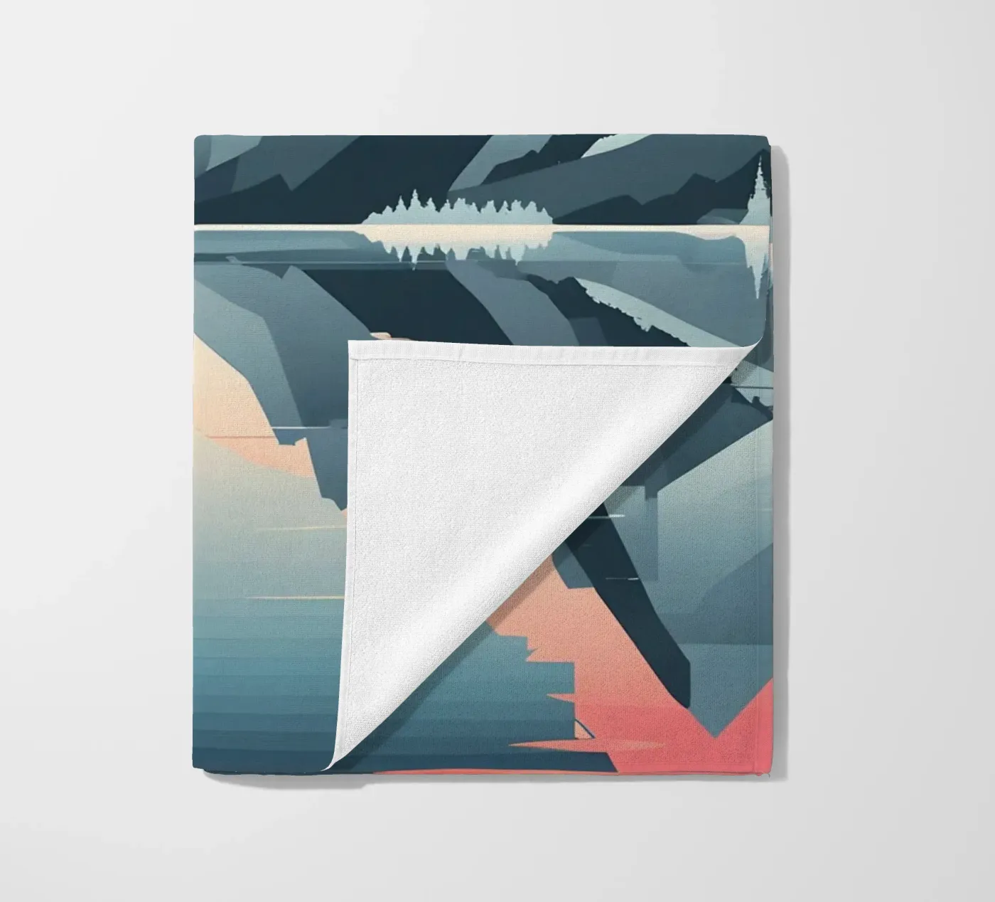 Riflessione sulle montagne telo mare da LIFESTYLE OBJECTS