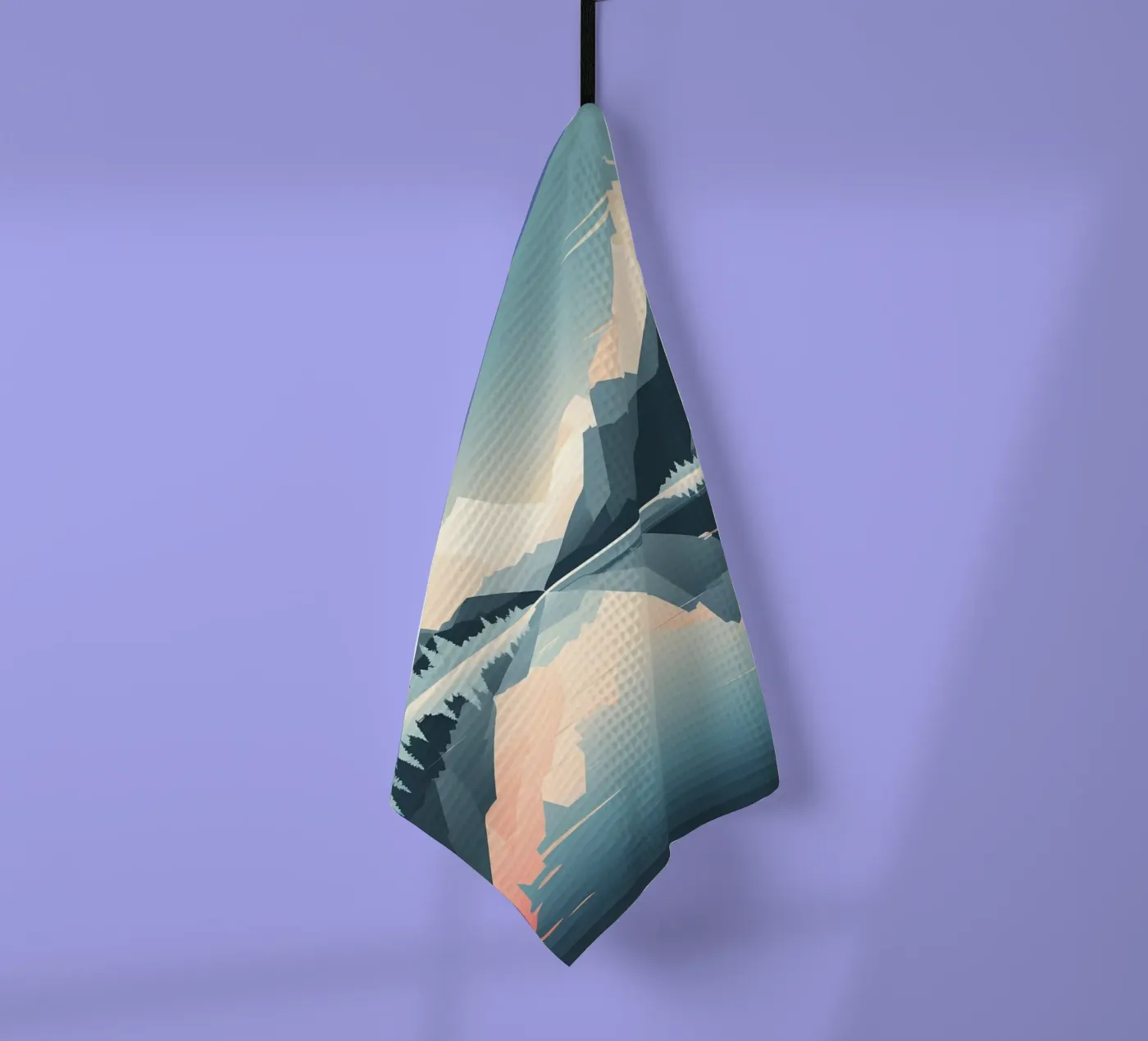 Mountain reflection torchon de LIFESTYLE OBJECTS