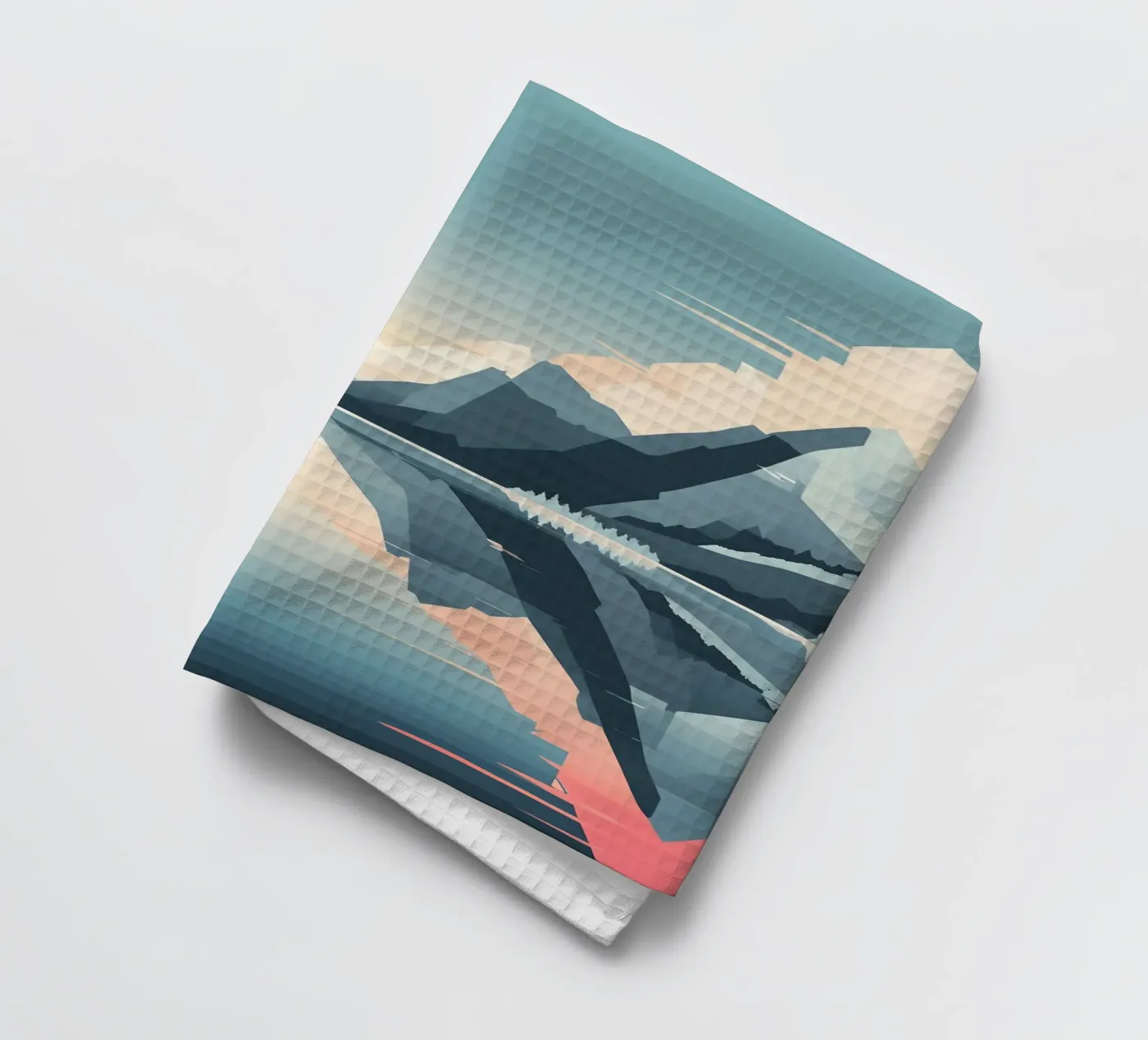 Réflexion sur la montagne torchon de LIFESTYLE OBJECTS