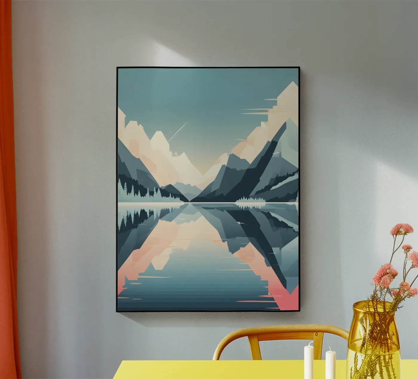Reflexion im Gebirge Acryl-Glas von LIFESTYLE OBJECTS