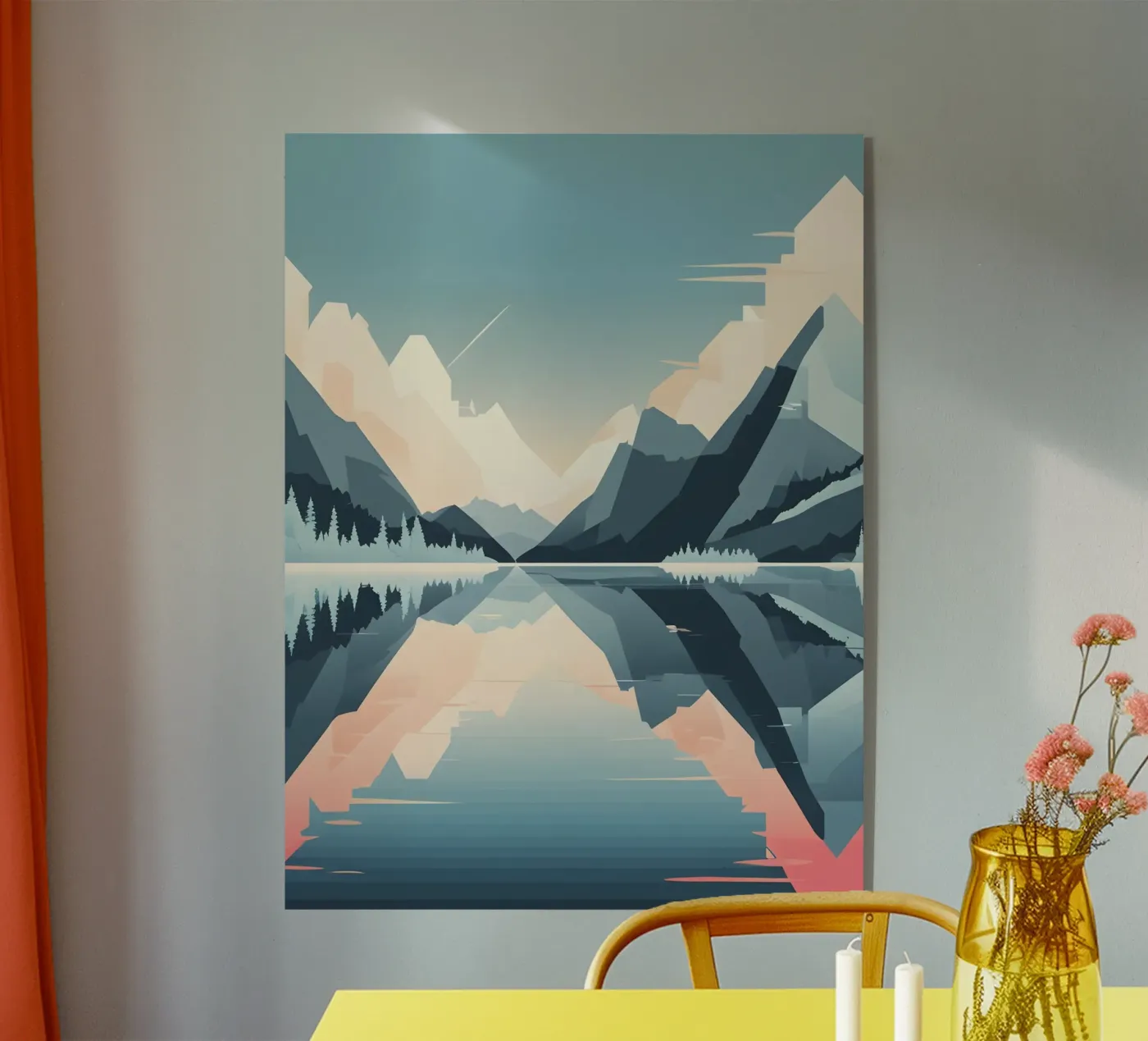 Bergreflectie acryl van LIFESTYLE OBJECTS