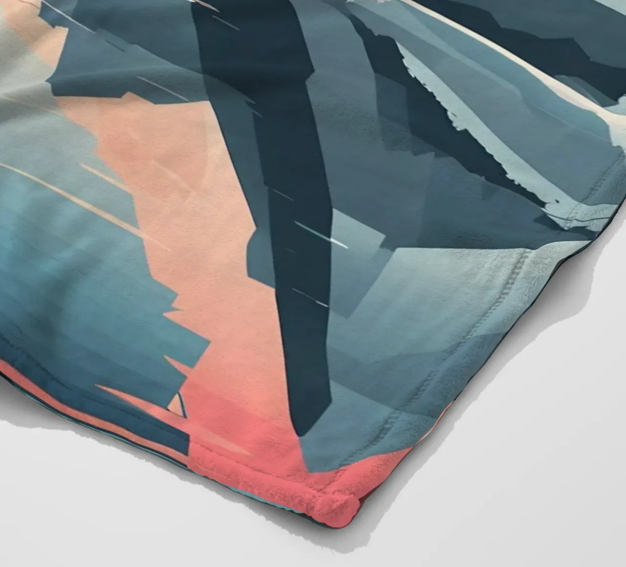 Mountain reflection fleecedeken van LIFESTYLE OBJECTS