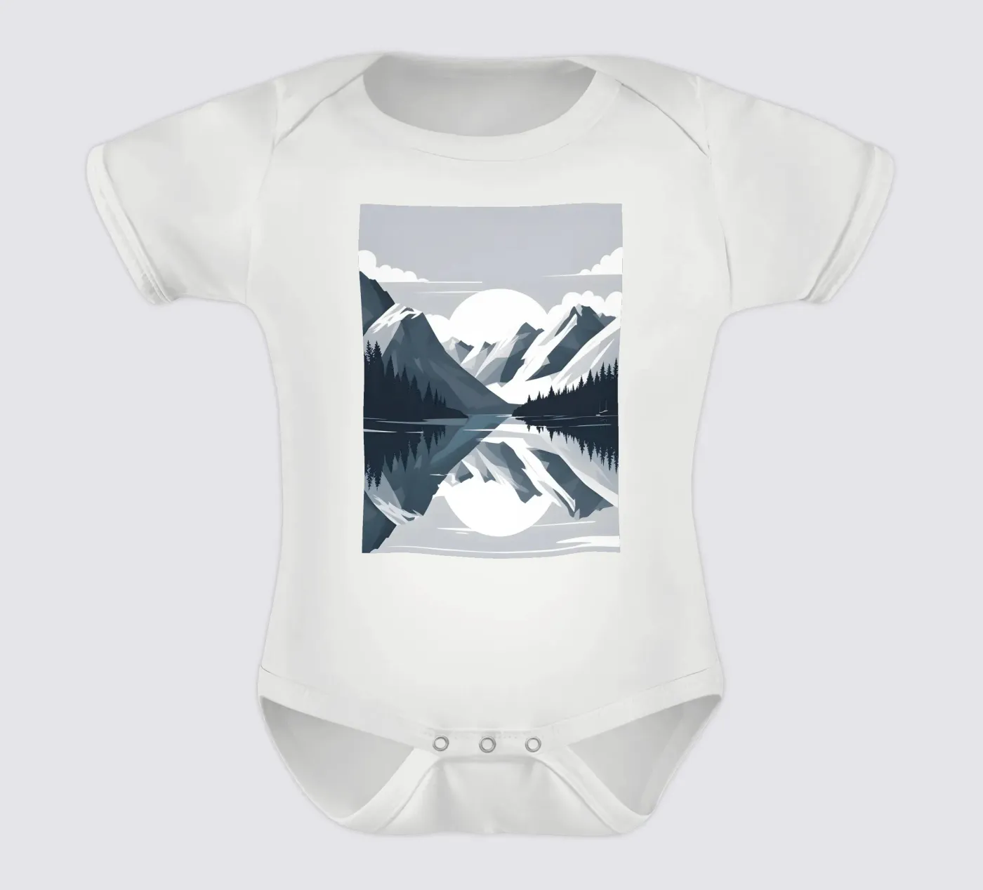 Réflexion sur la montagne body bébé de LIFESTYLE OBJECTS