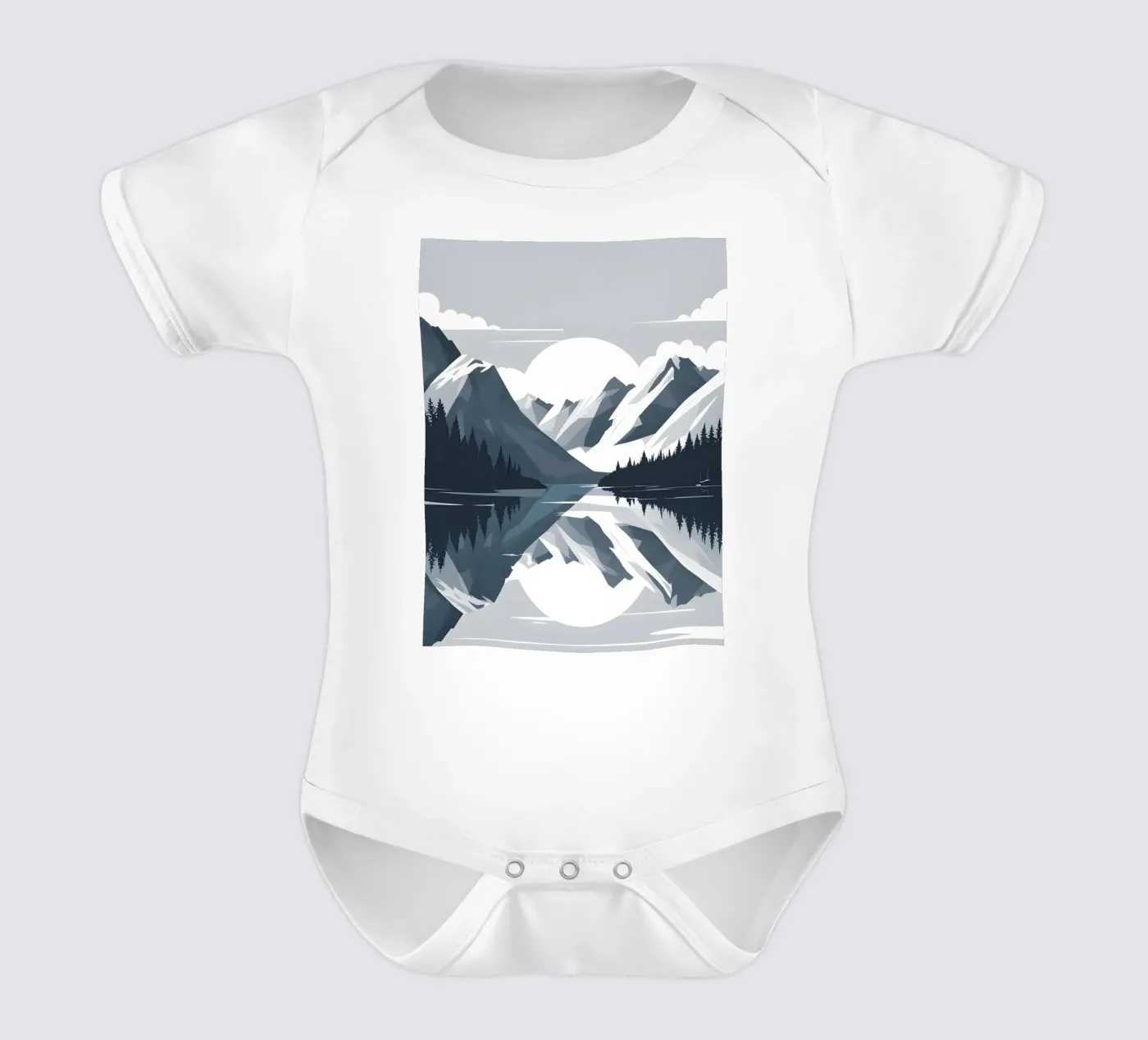 Réflexion sur la montagne body bébé de LIFESTYLE OBJECTS