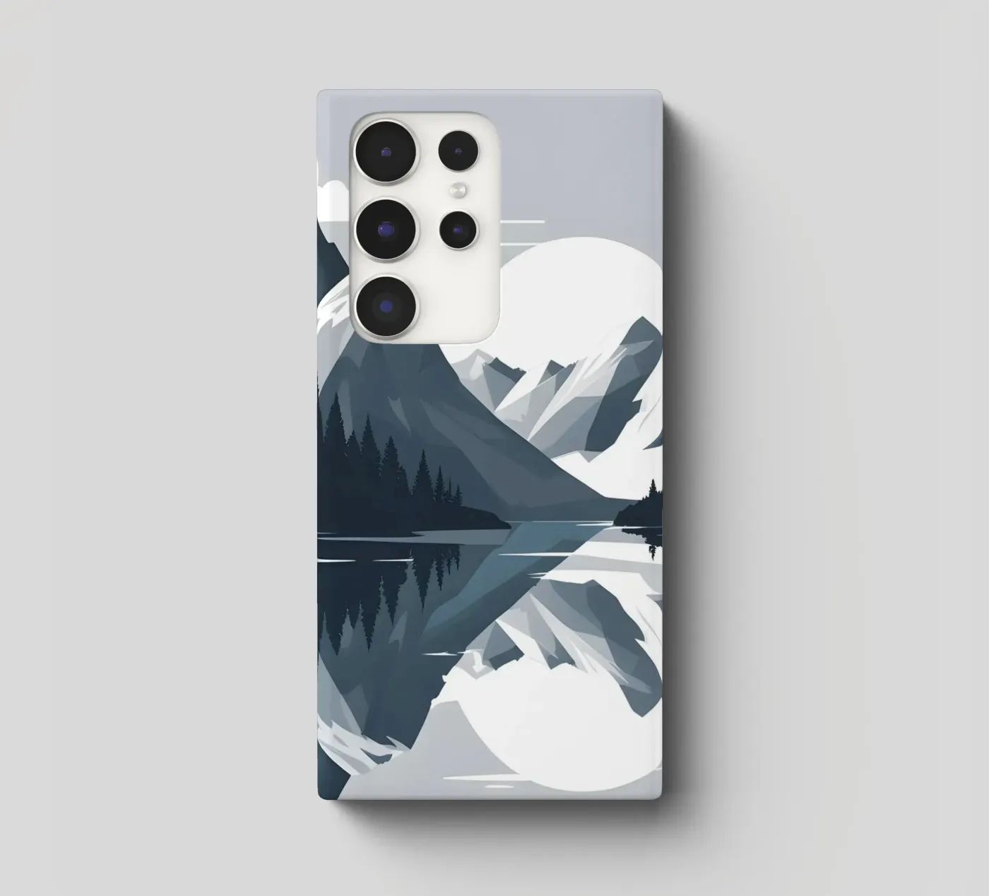 Riflessione sulle montagne cover samsung da LIFESTYLE OBJECTS