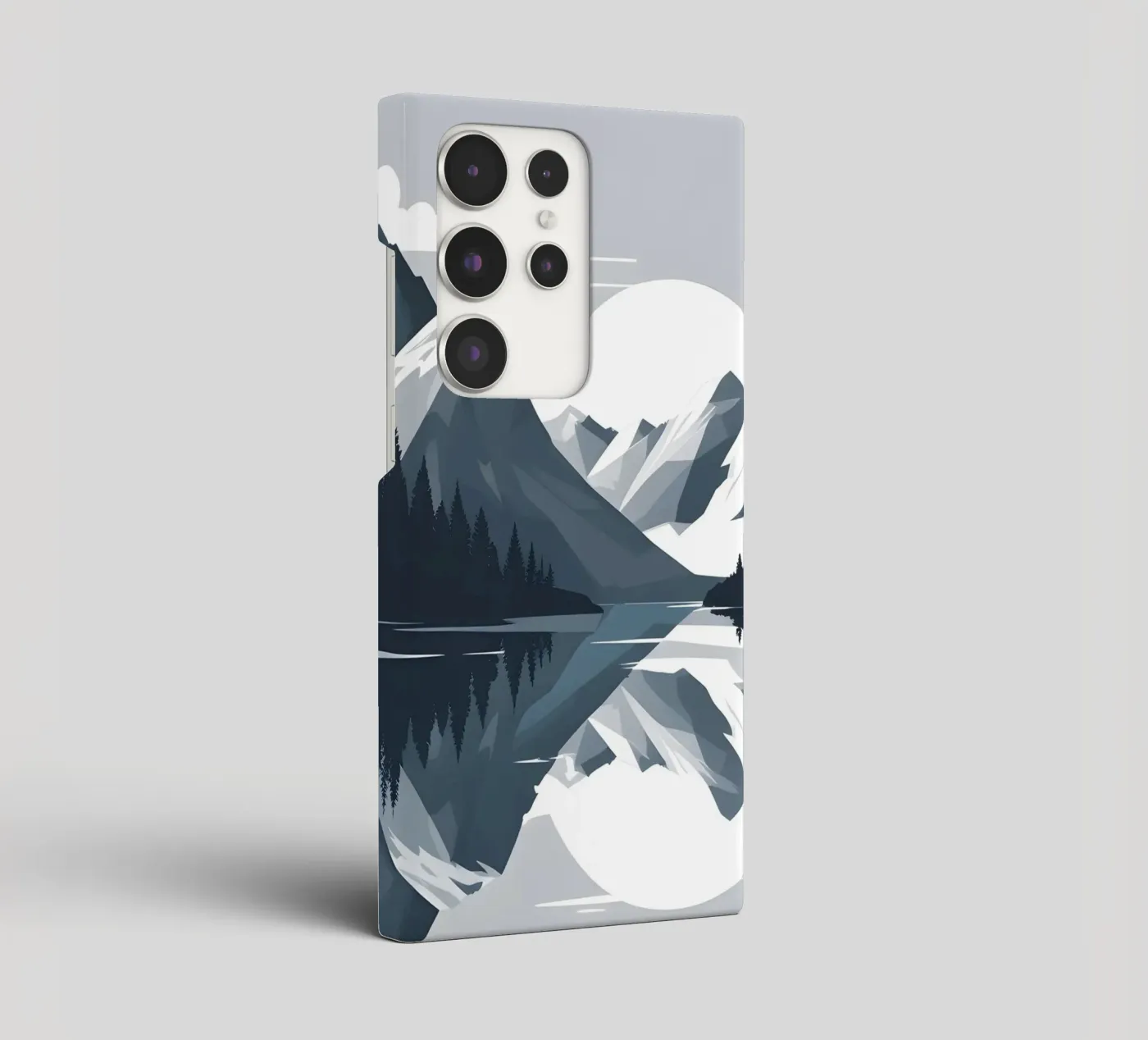 Riflessione sulle montagne cover samsung da LIFESTYLE OBJECTS