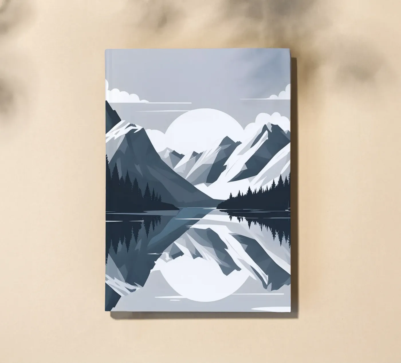 Mountain reflection notebook by LIFESTYLE OBJECTS