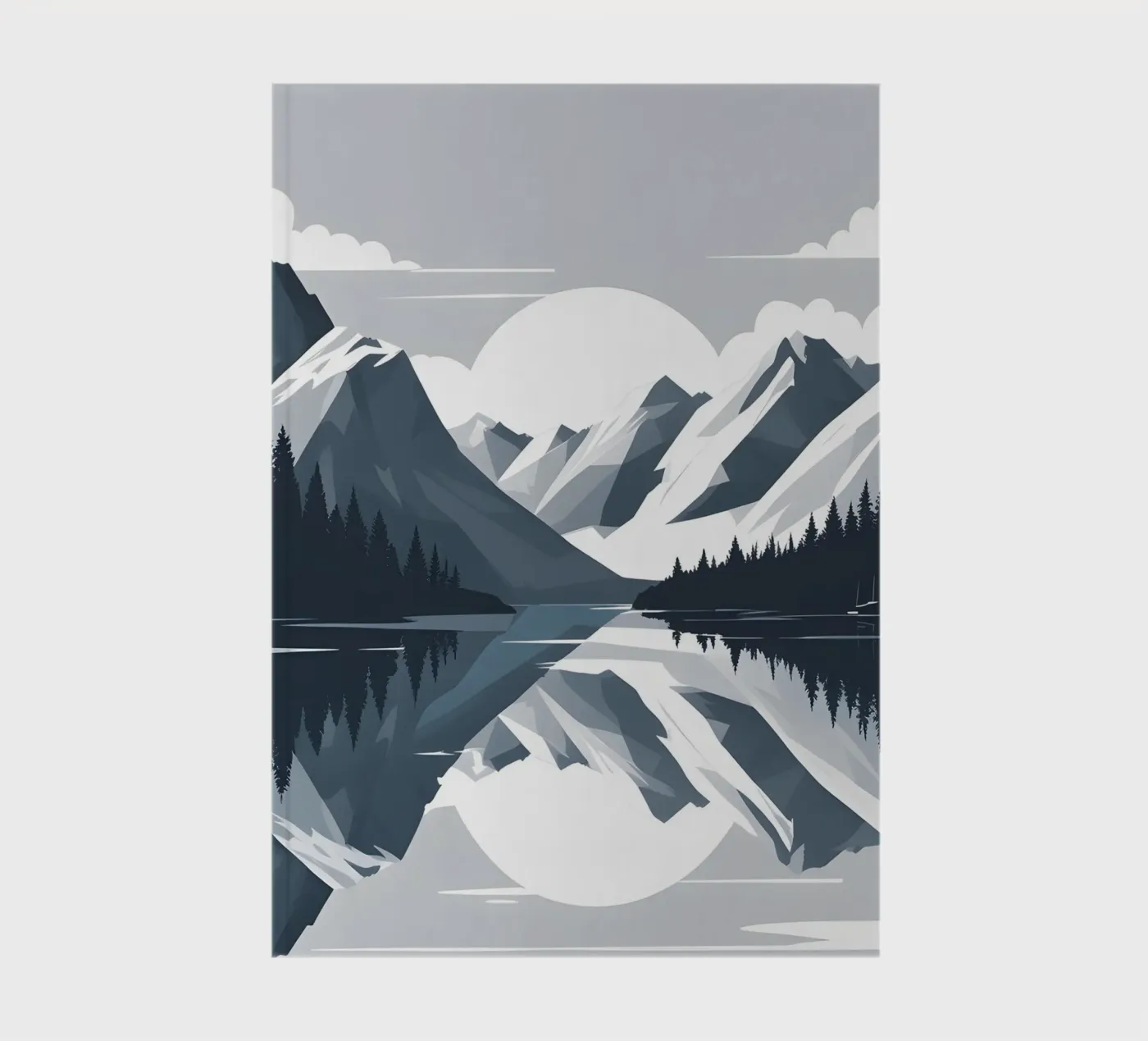 Mountain reflection notebook by LIFESTYLE OBJECTS